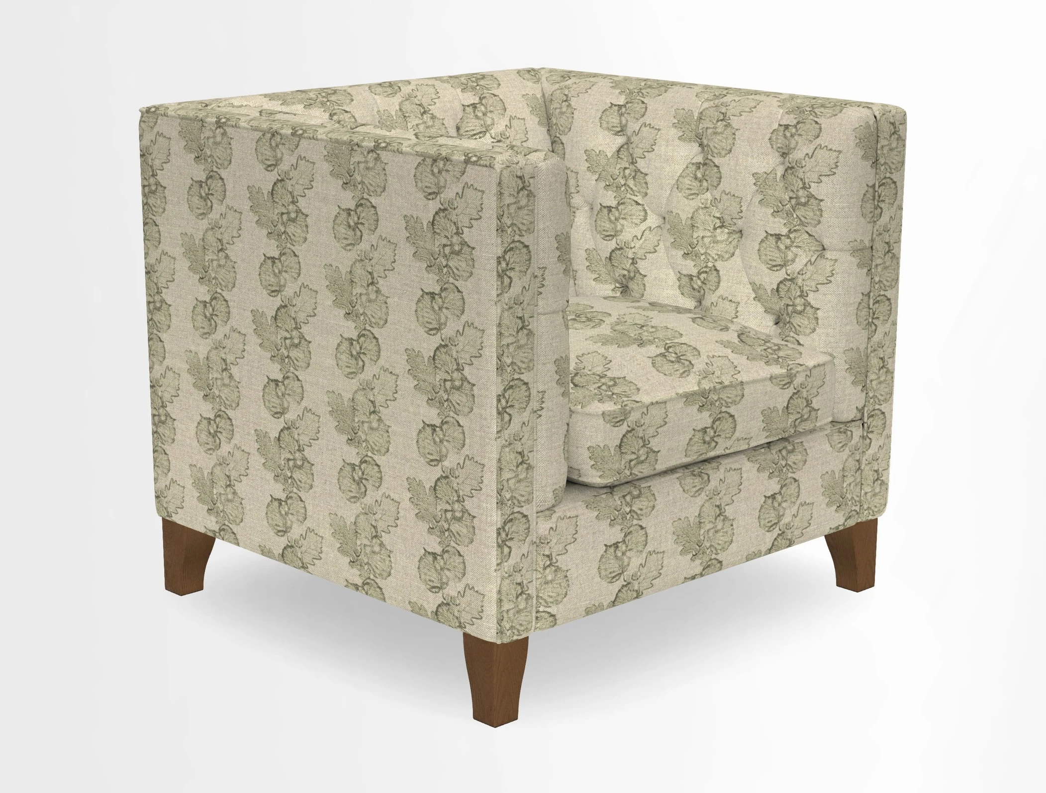 Haresfield Chair in Two Tone Plain Biscuit