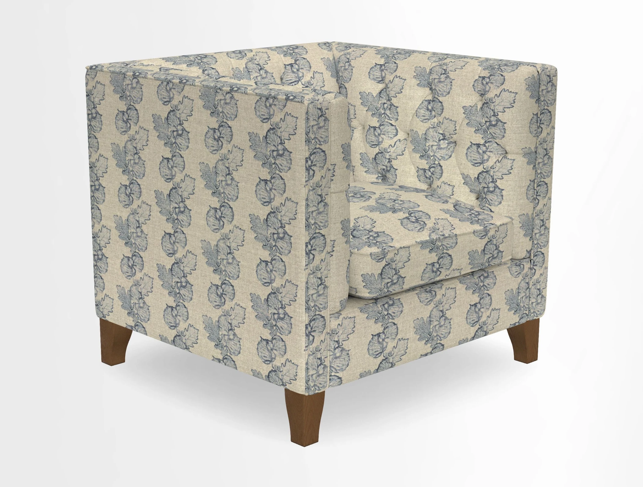 Haresfield Chair in Two Tone Plain Biscuit