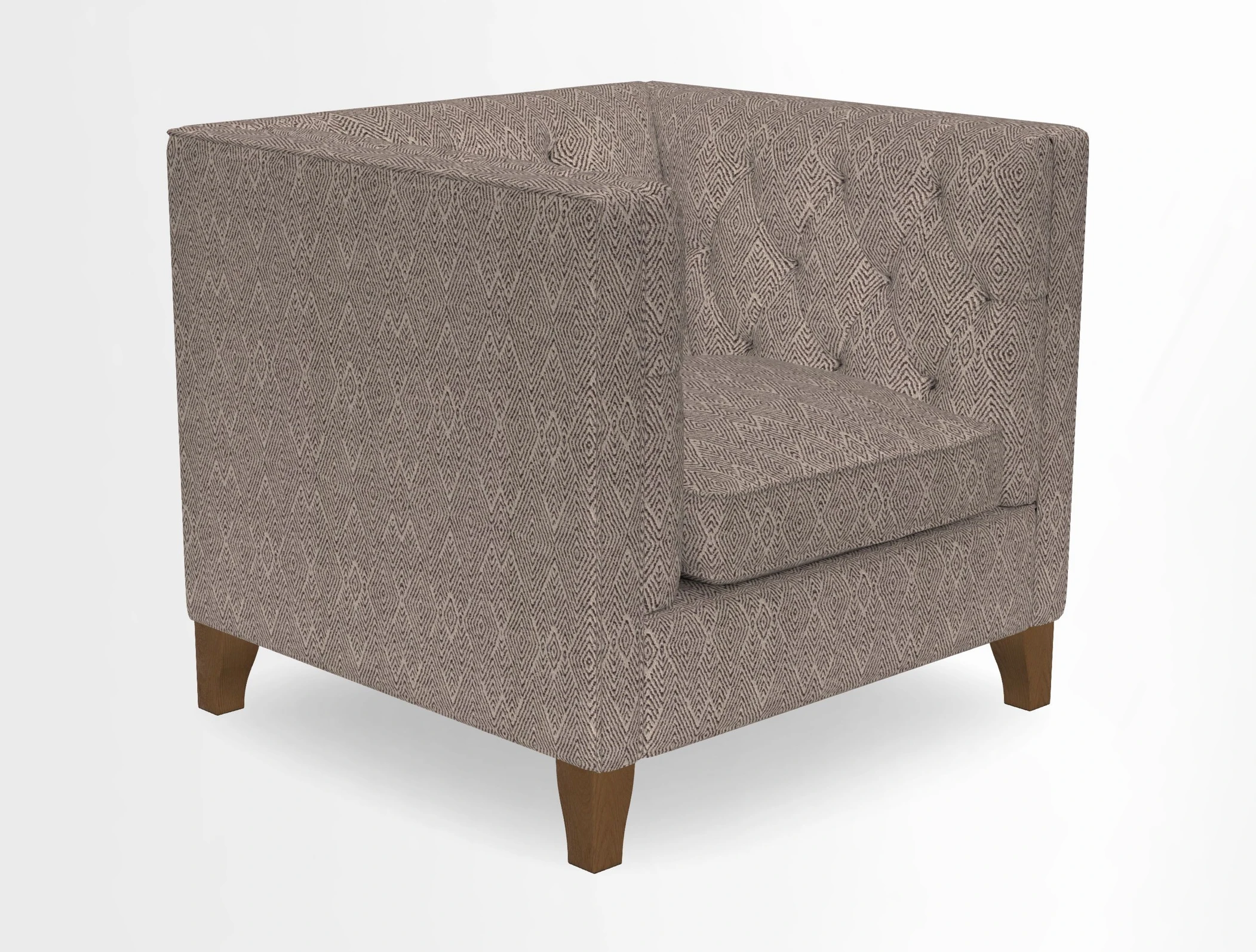 Haresfield Chair in Two Tone Plain Biscuit