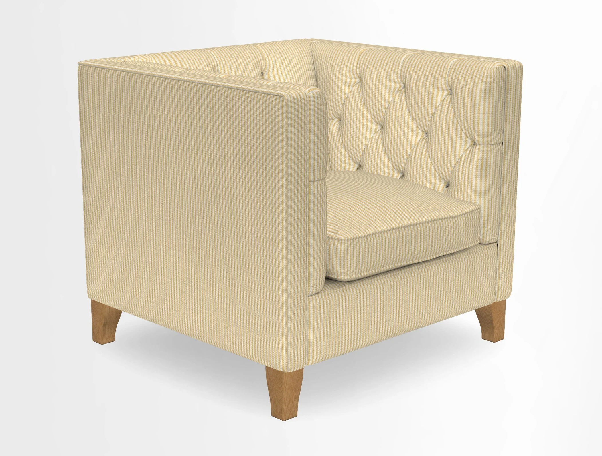Haresfield Chair in Two Tone Plain Biscuit