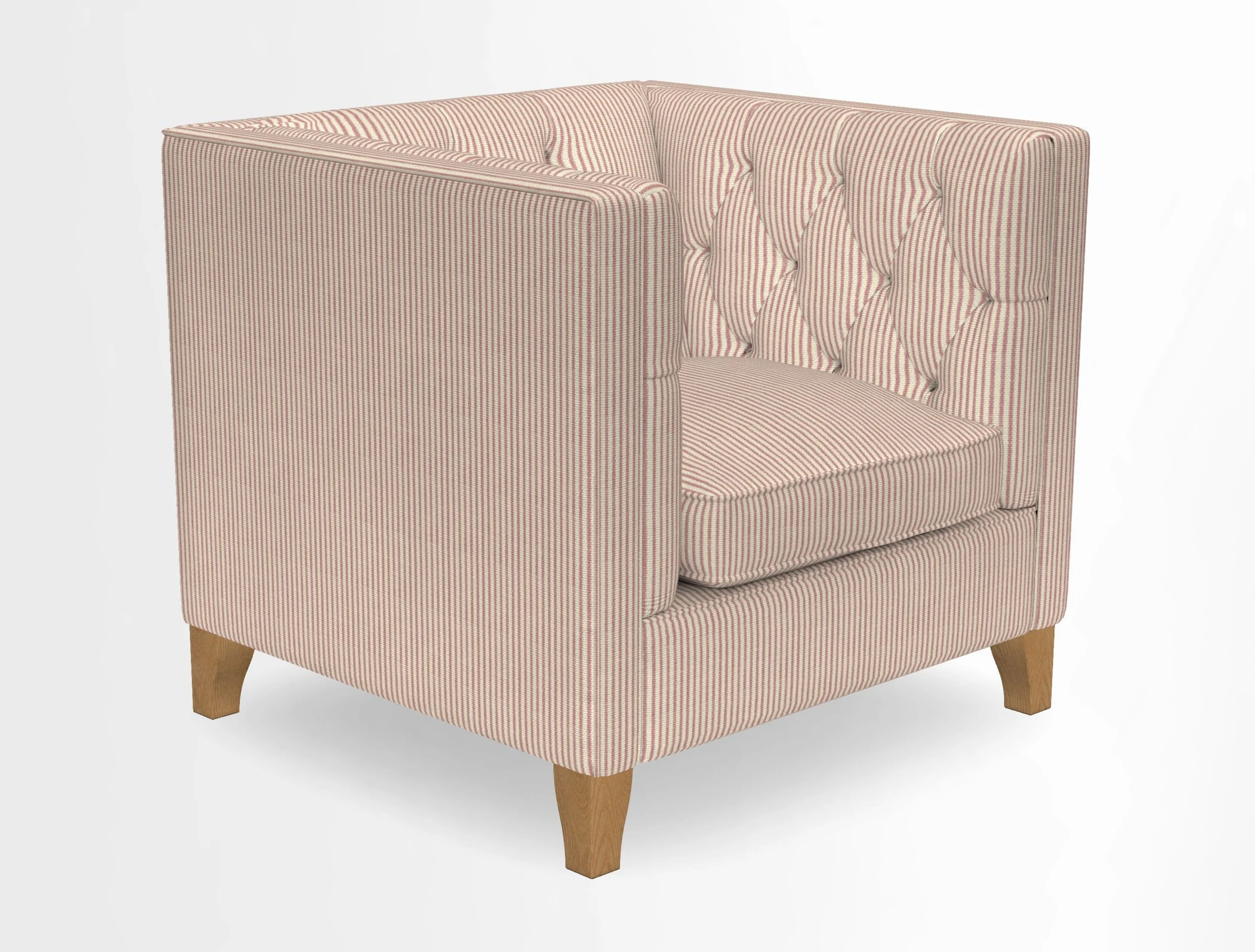 Haresfield Chair in Two Tone Plain Biscuit