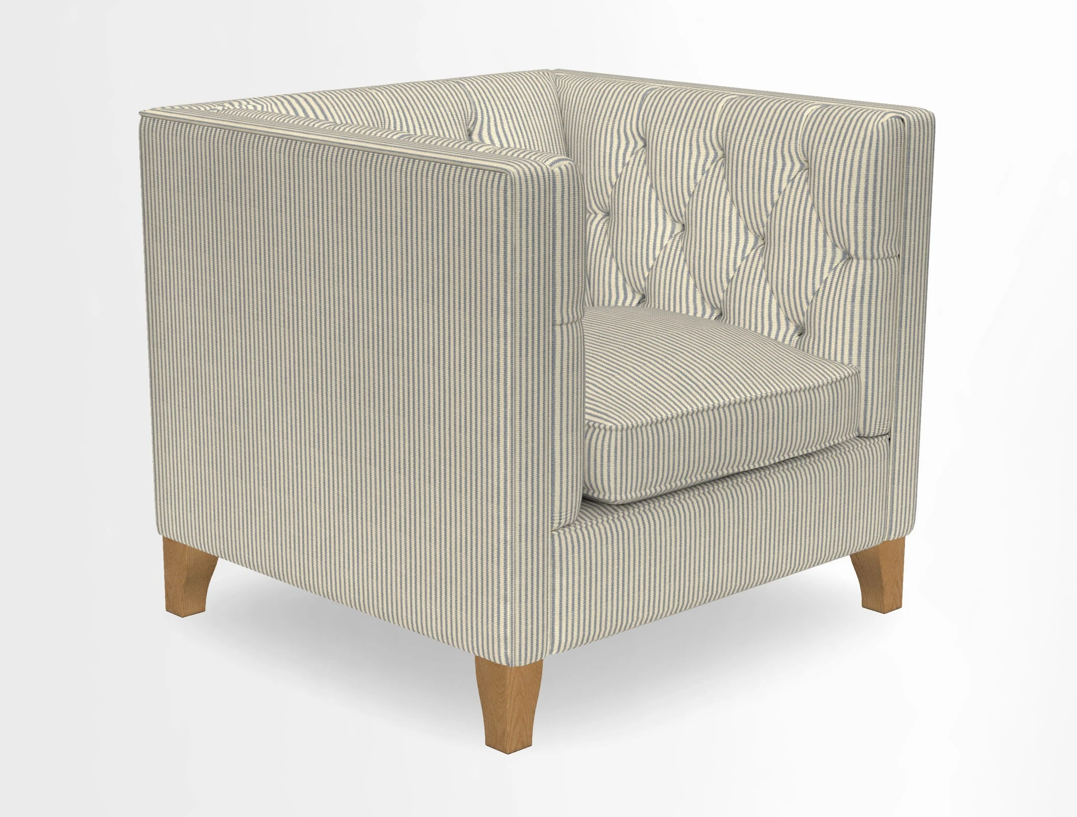 Haresfield Chair in Two Tone Plain Biscuit