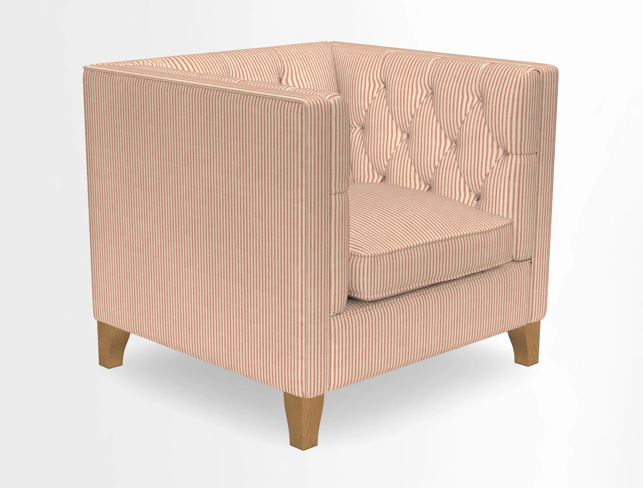 Haresfield Chair in Two Tone Plain Biscuit