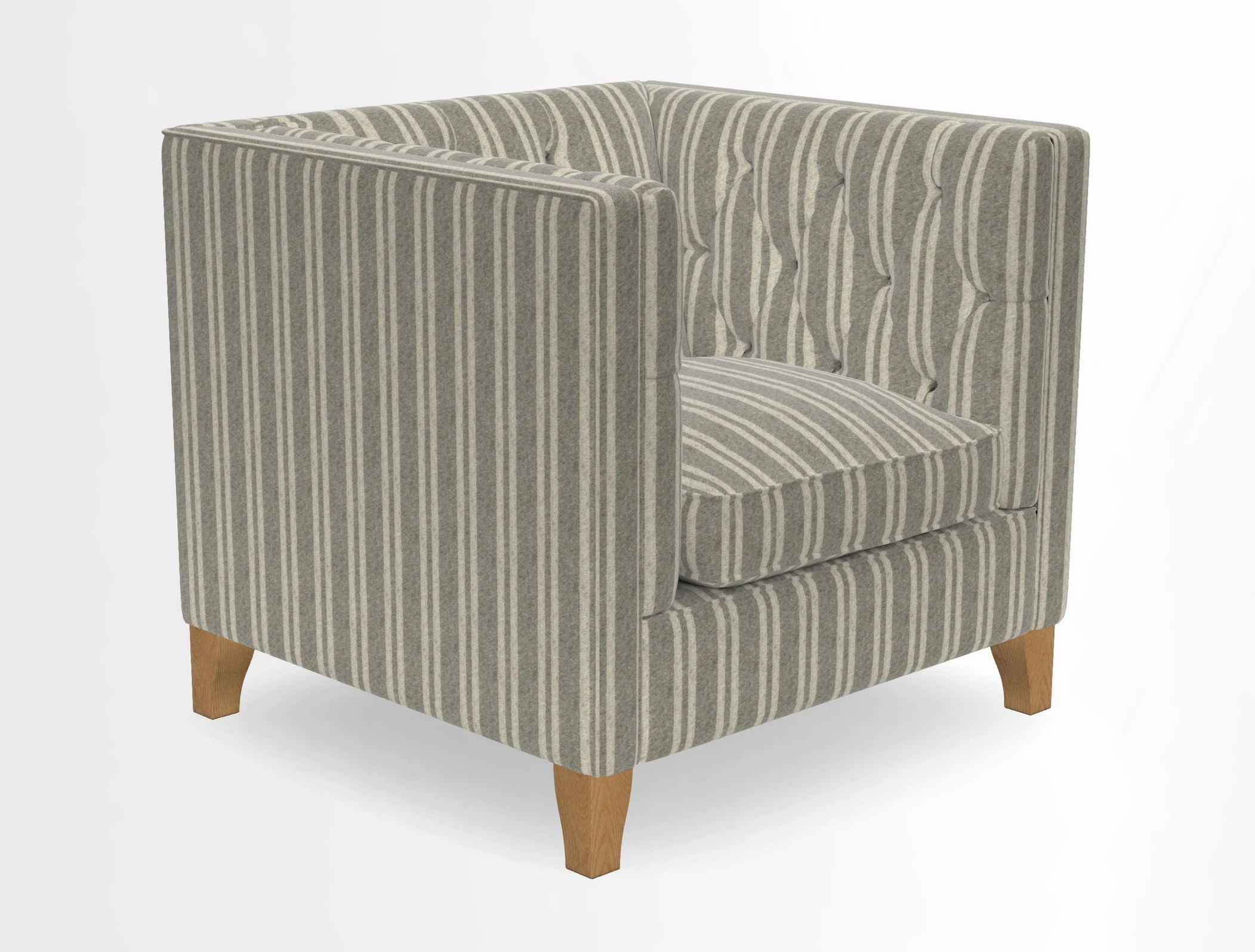 Haresfield Chair in Two Tone Plain Biscuit