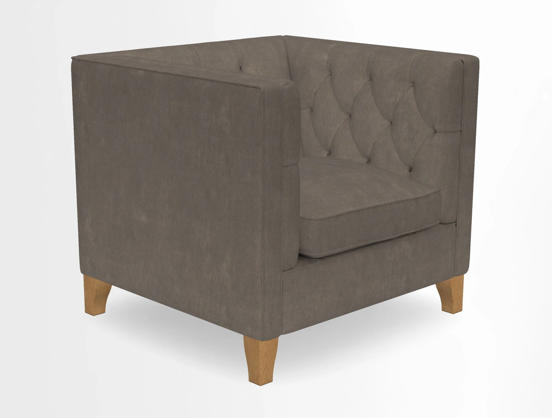 Haresfield Chair in Two Tone Plain Biscuit