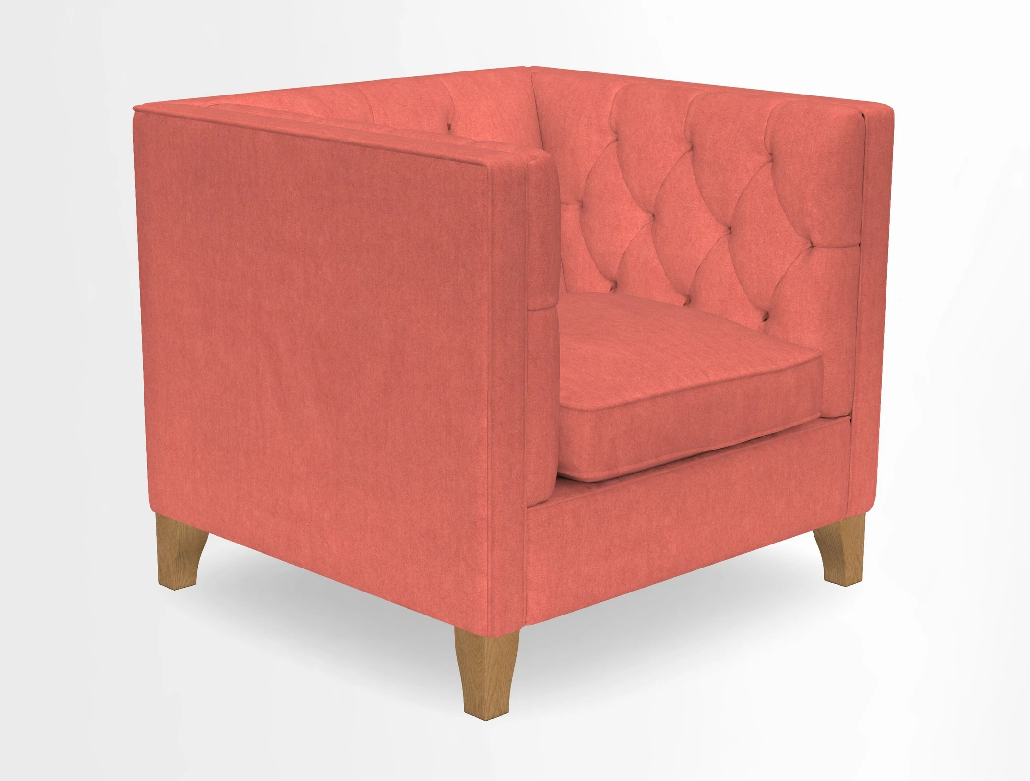Haresfield Chair in Two Tone Plain Biscuit