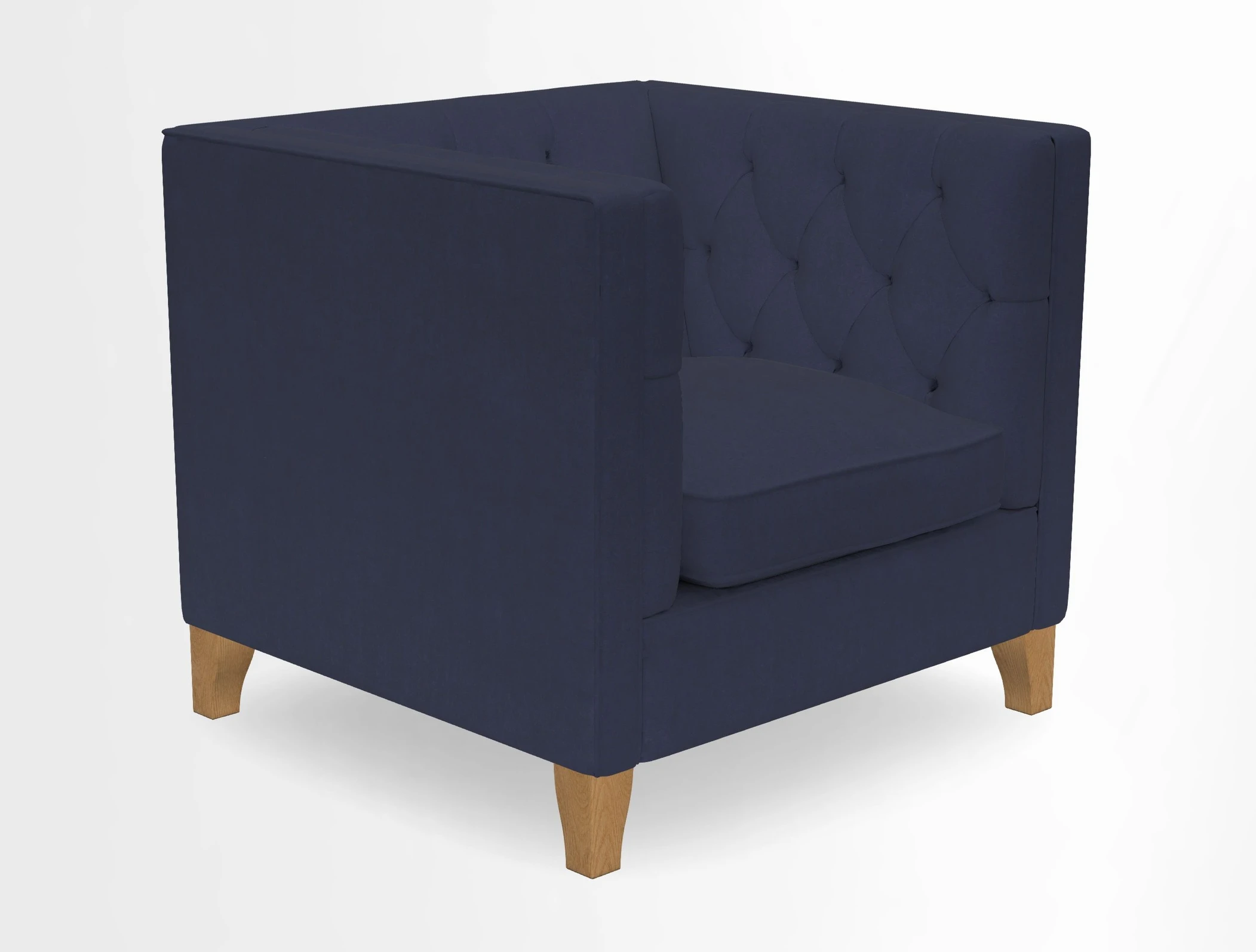 Haresfield Chair in Two Tone Plain Biscuit