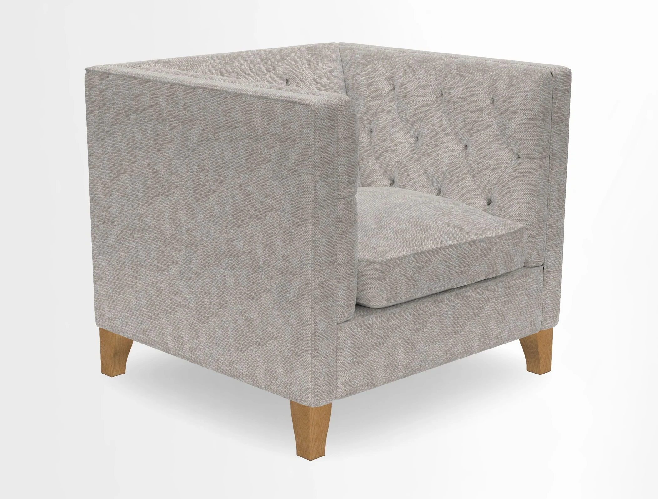 Haresfield Chair in Two Tone Plain Biscuit