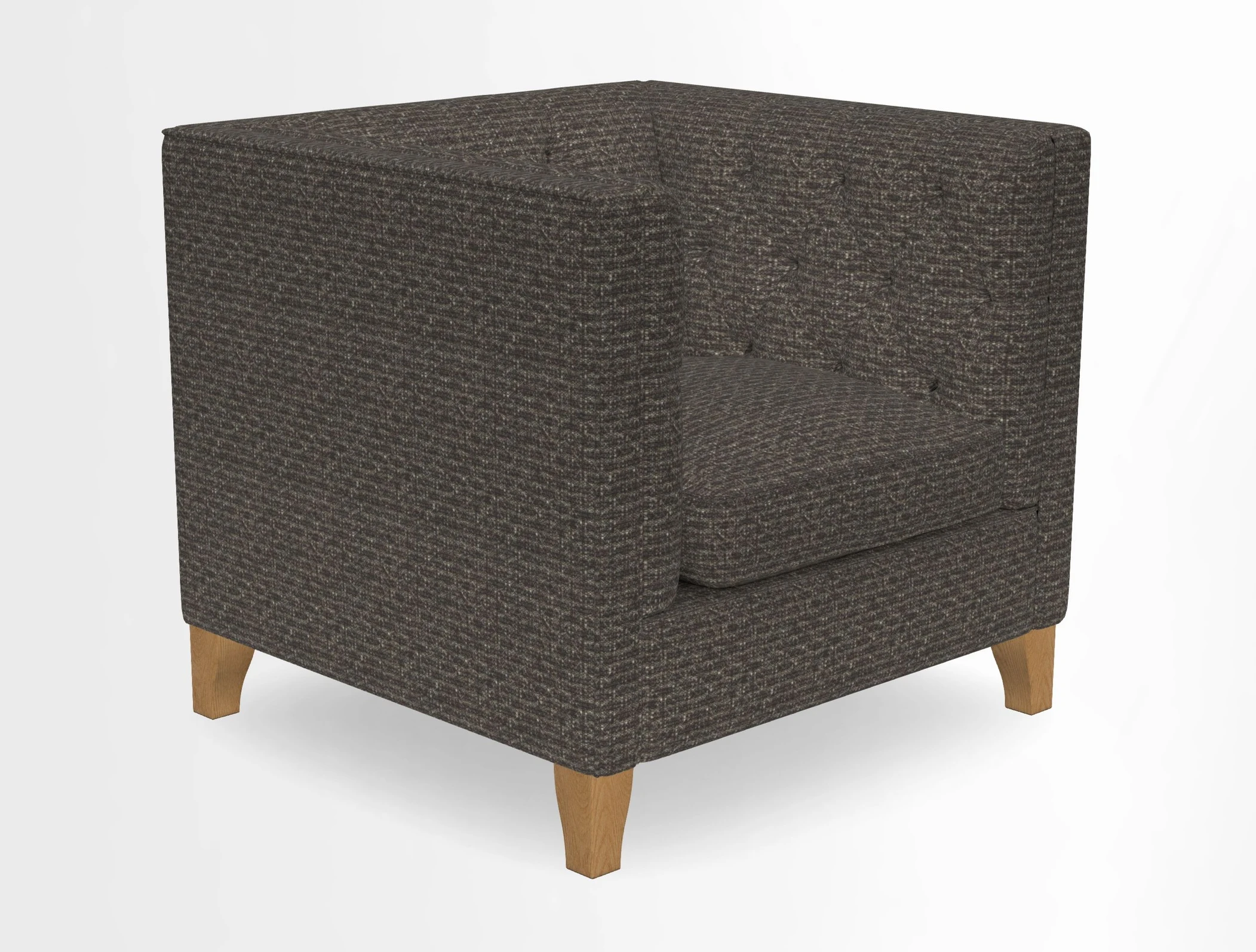 Haresfield Chair in Two Tone Plain Biscuit