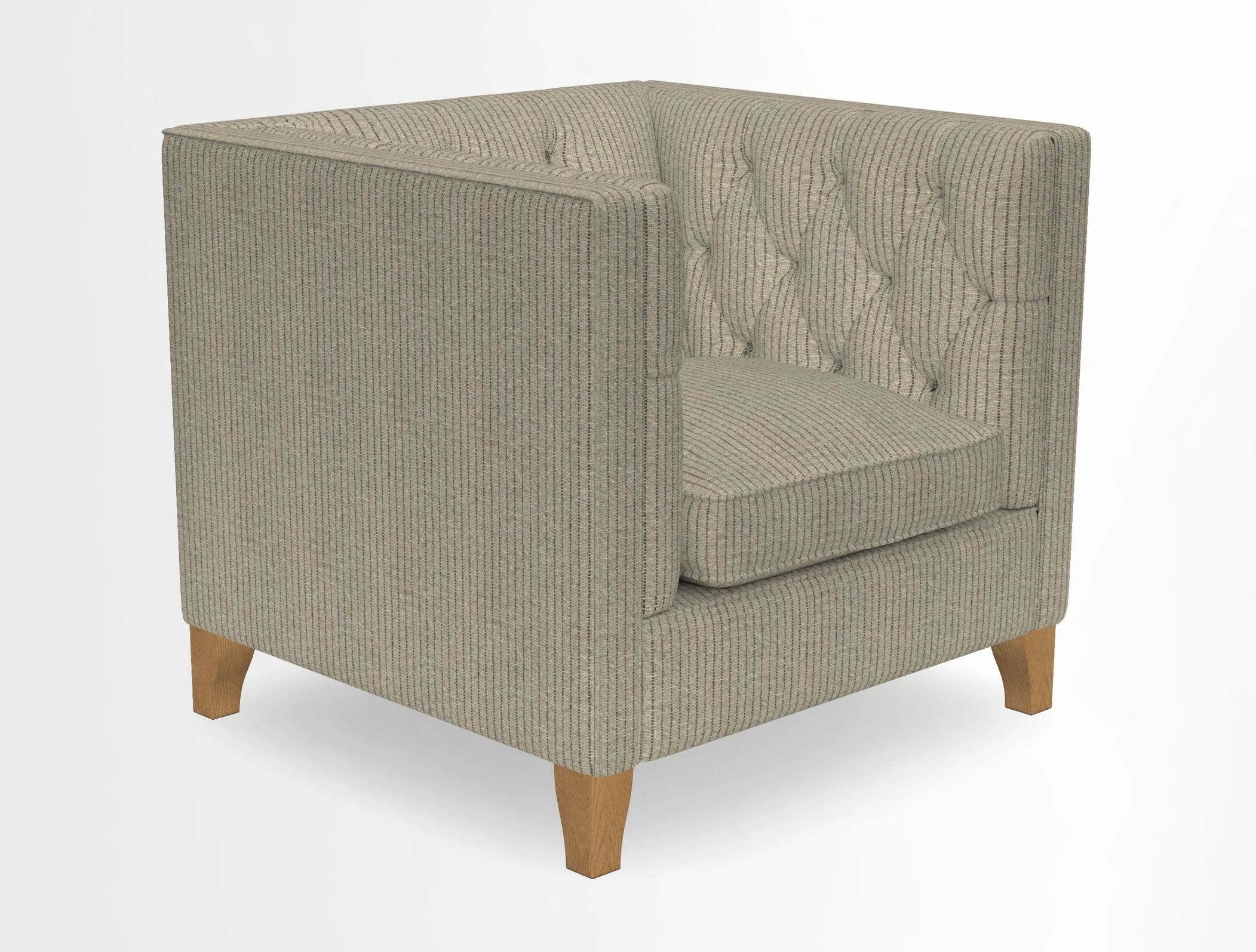 Haresfield Chair in Two Tone Plain Biscuit