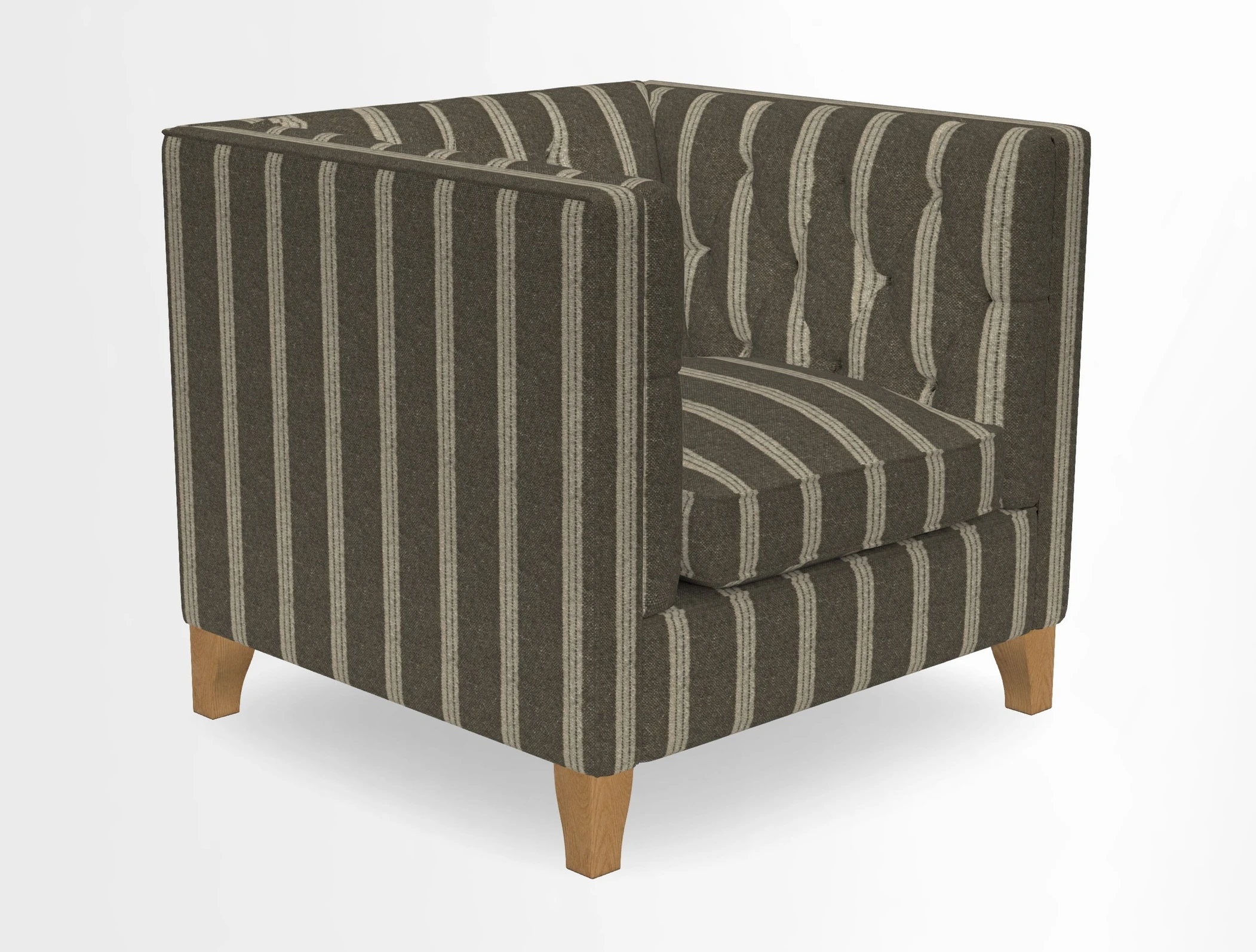 Haresfield Chair in Two Tone Plain Biscuit