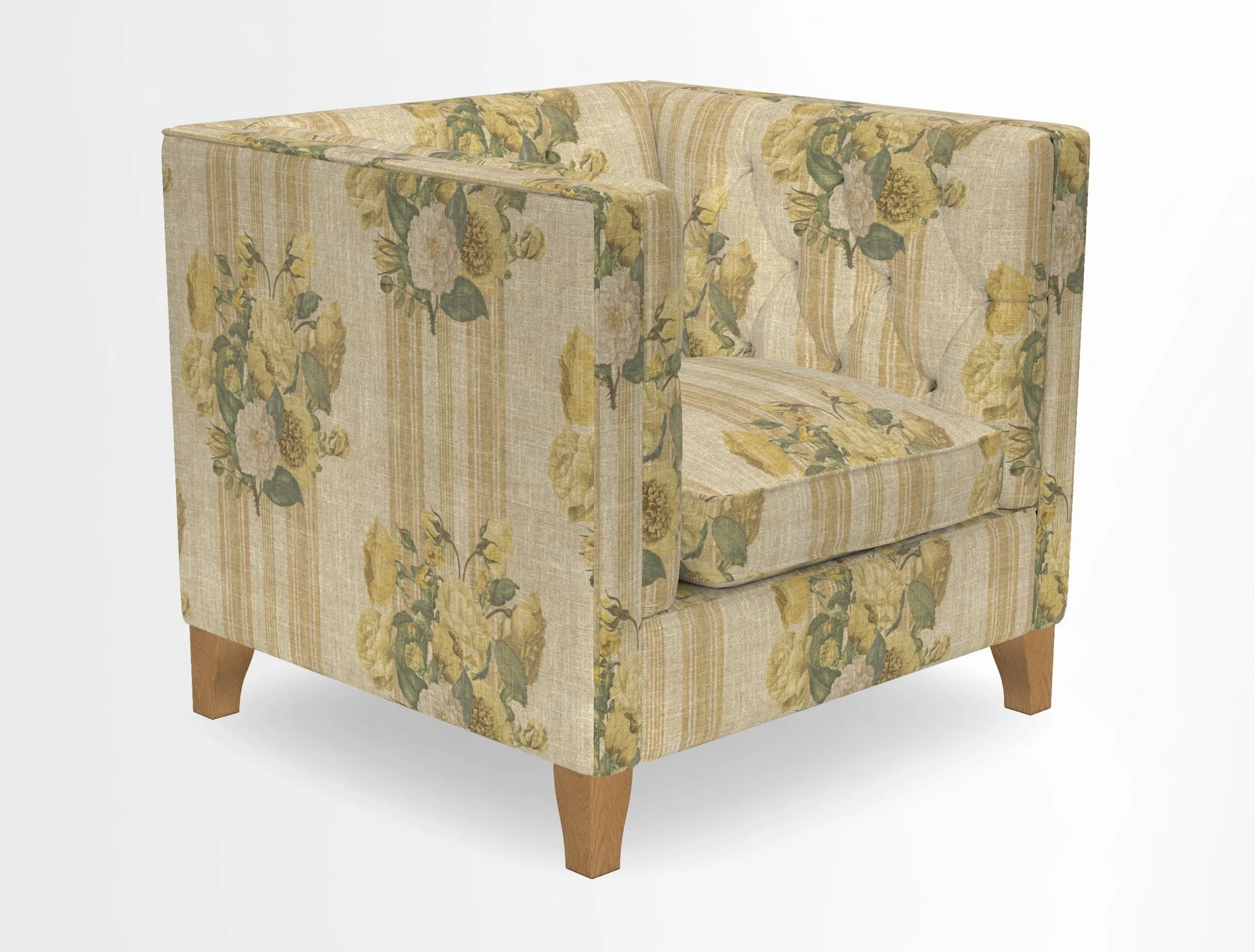Haresfield Chair in Two Tone Plain Biscuit