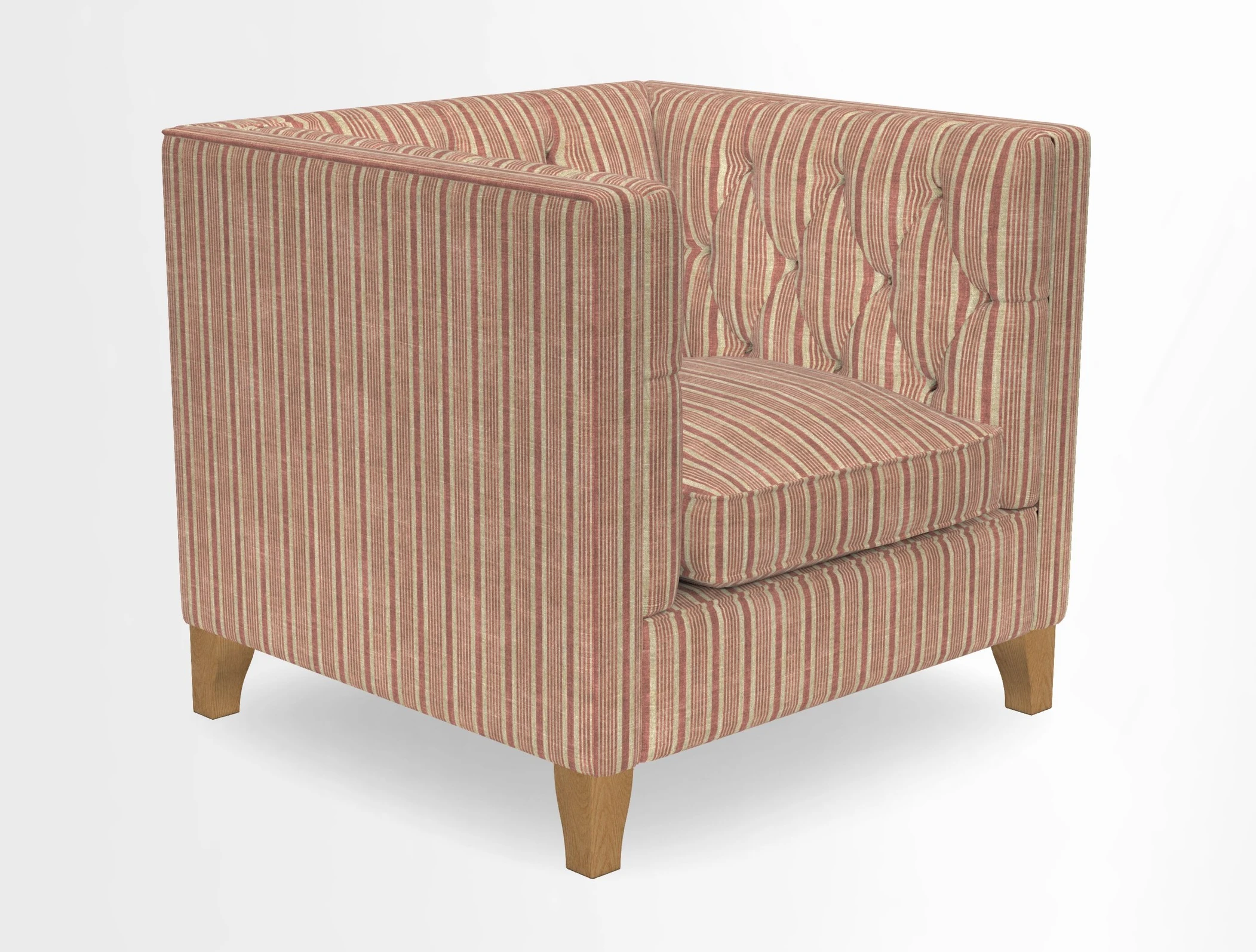 Haresfield Chair in Two Tone Plain Biscuit