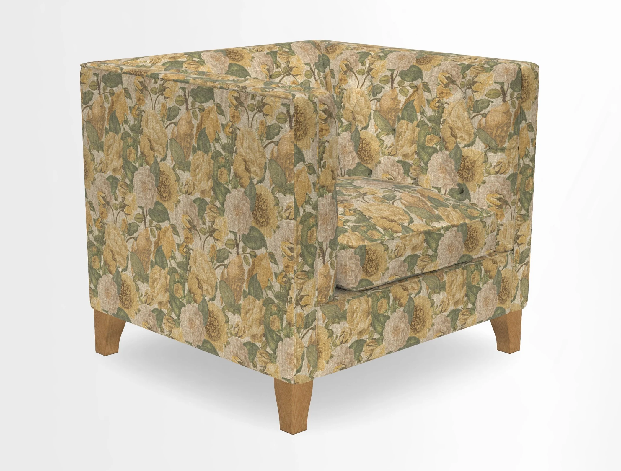 Haresfield Chair in Two Tone Plain Biscuit
