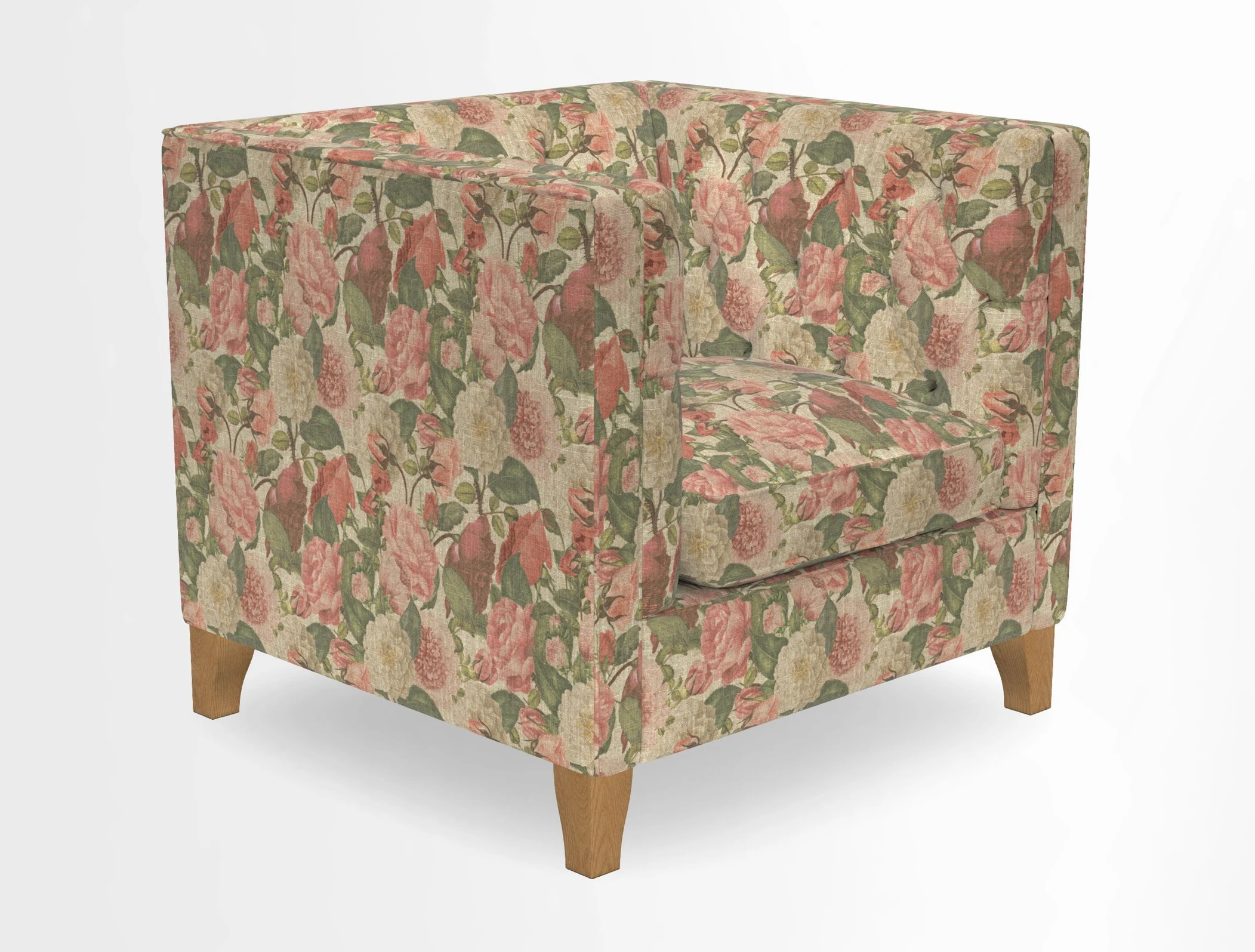 Haresfield Chair in Two Tone Plain Biscuit