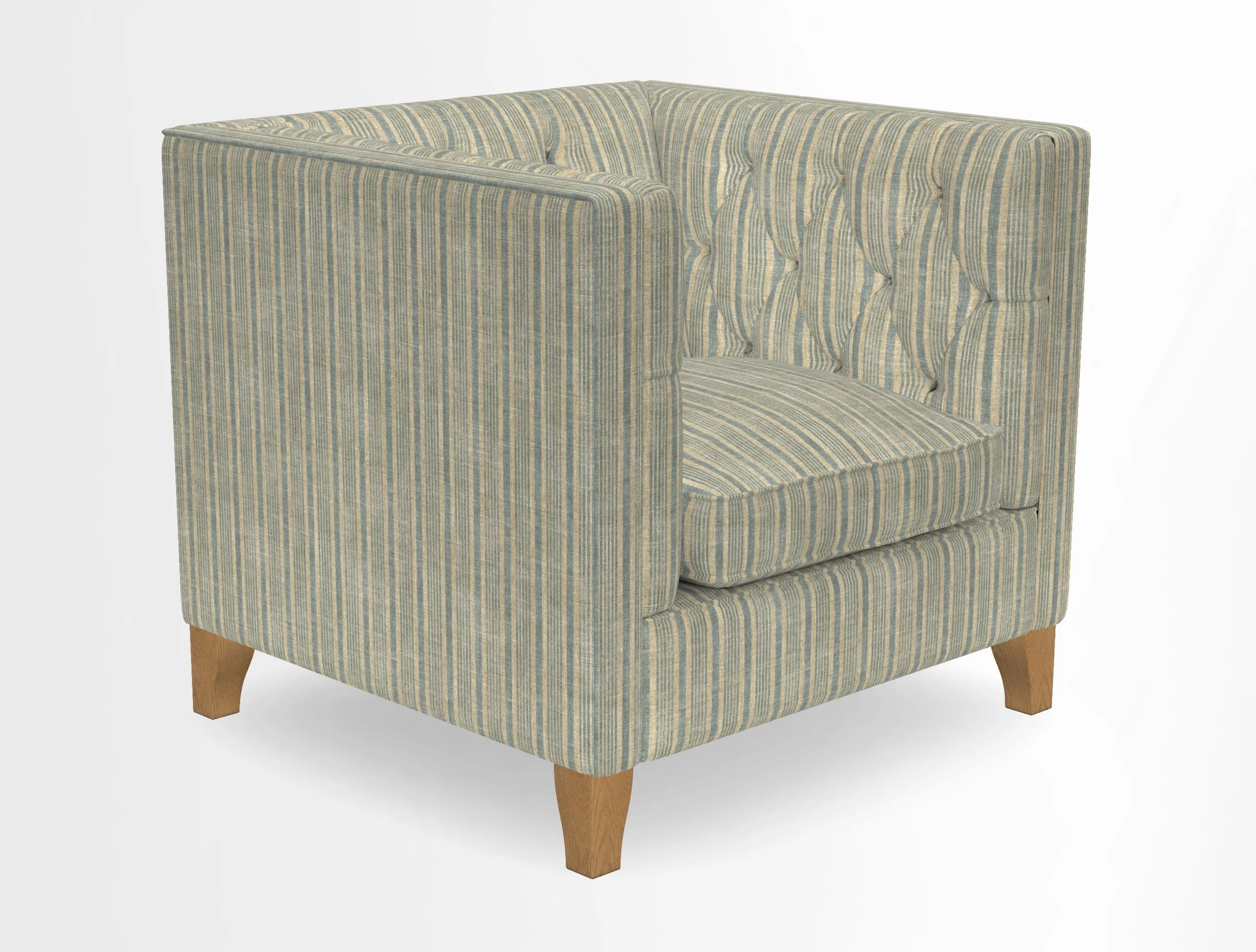 Haresfield Chair in Two Tone Plain Biscuit