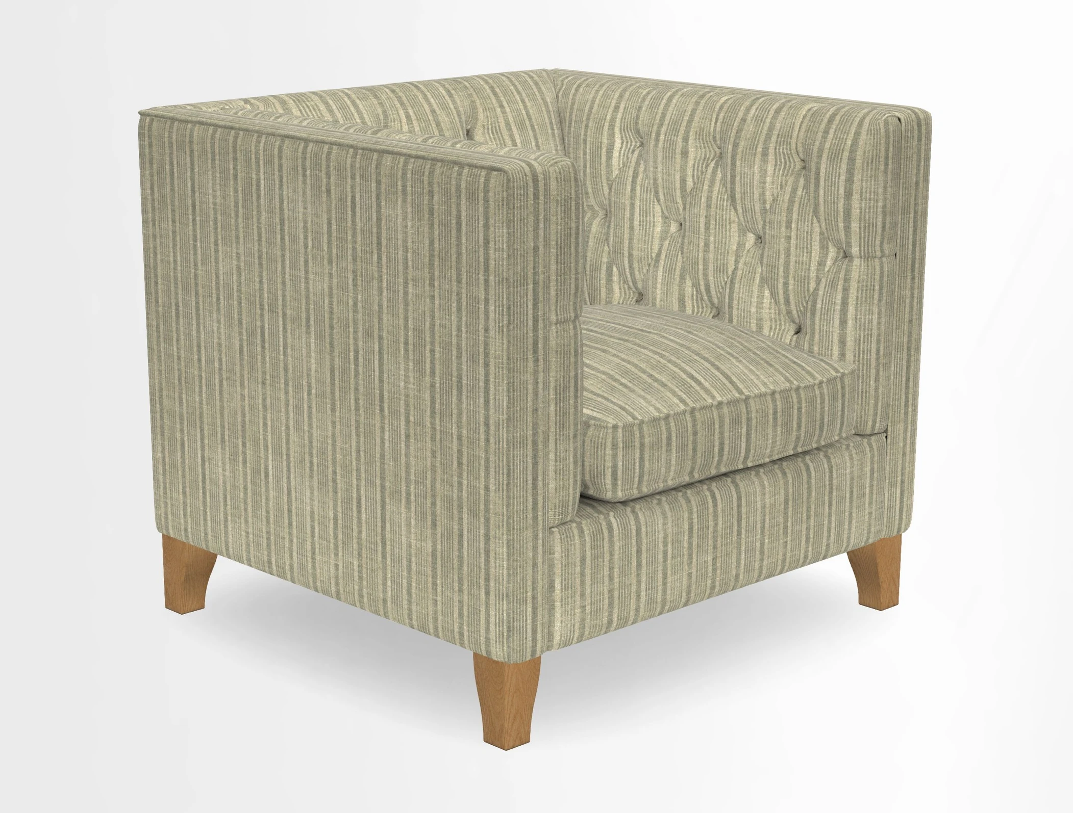 Haresfield Chair in Two Tone Plain Biscuit