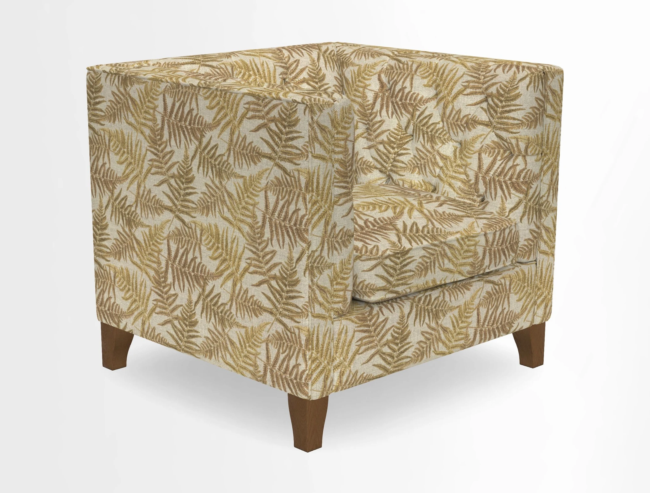 Haresfield Chair in Two Tone Plain Biscuit
