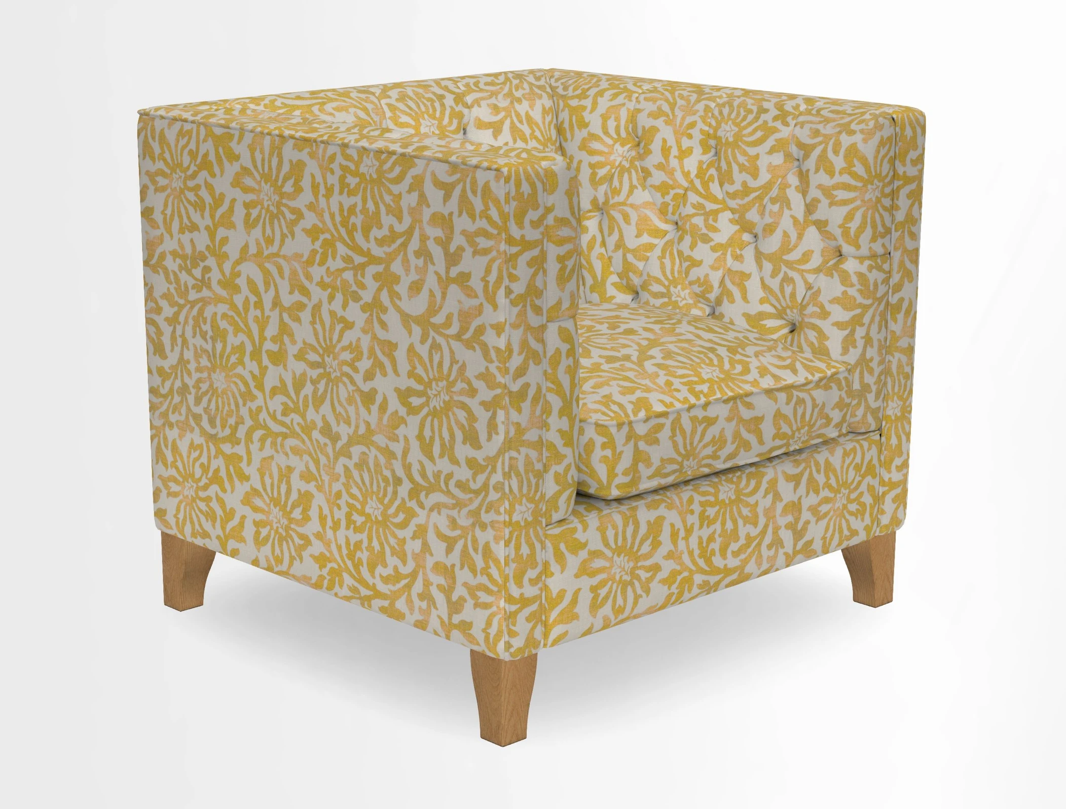 Haresfield Chair in Two Tone Plain Biscuit