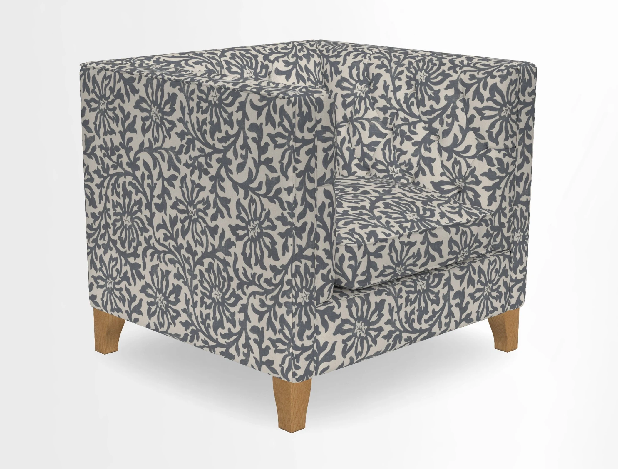 Haresfield Chair in Two Tone Plain Biscuit