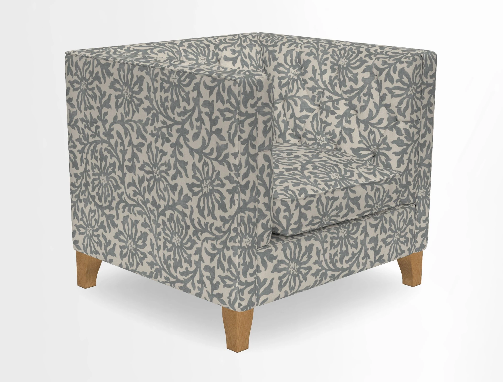 Haresfield Chair in Two Tone Plain Biscuit