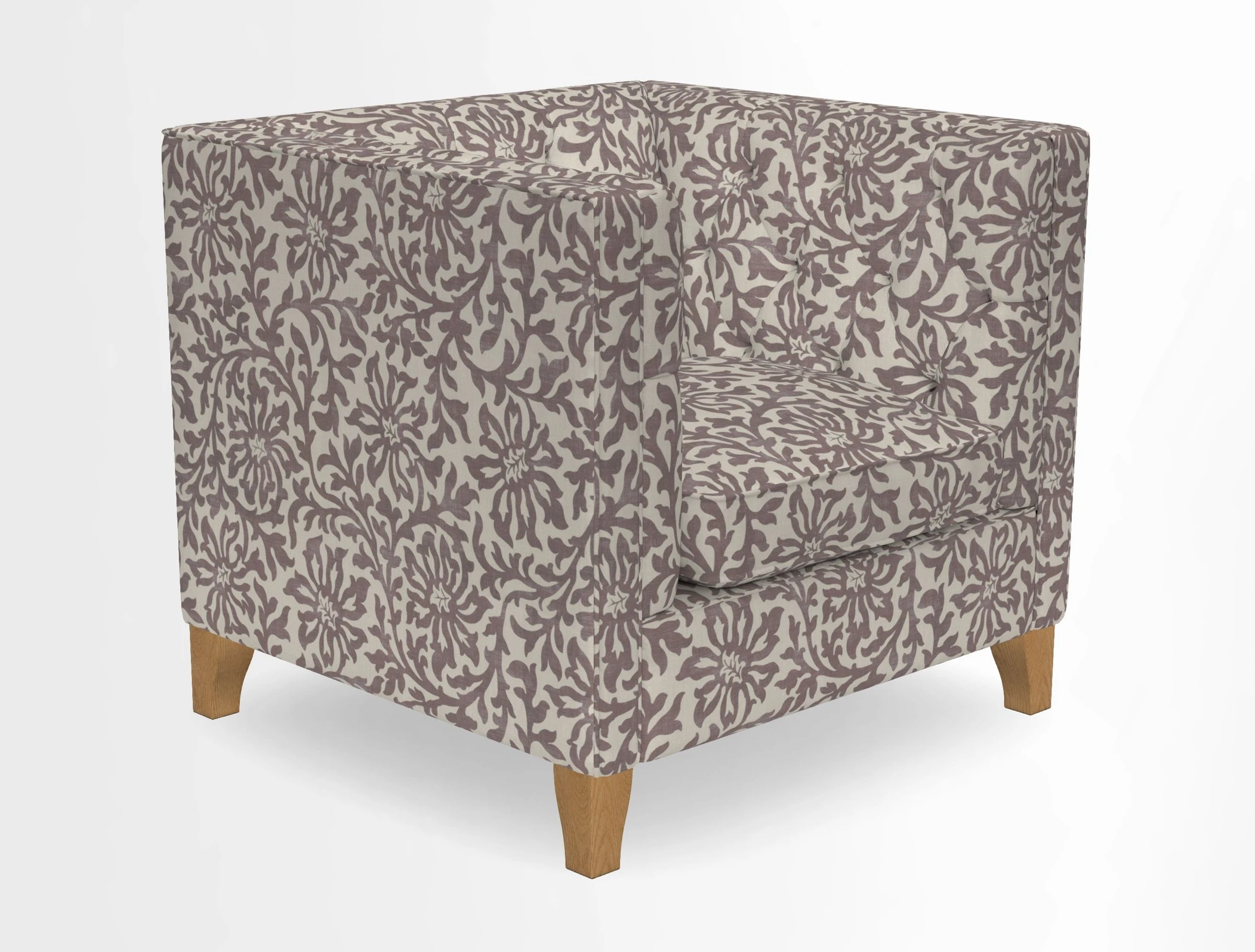 Haresfield Chair in Two Tone Plain Biscuit
