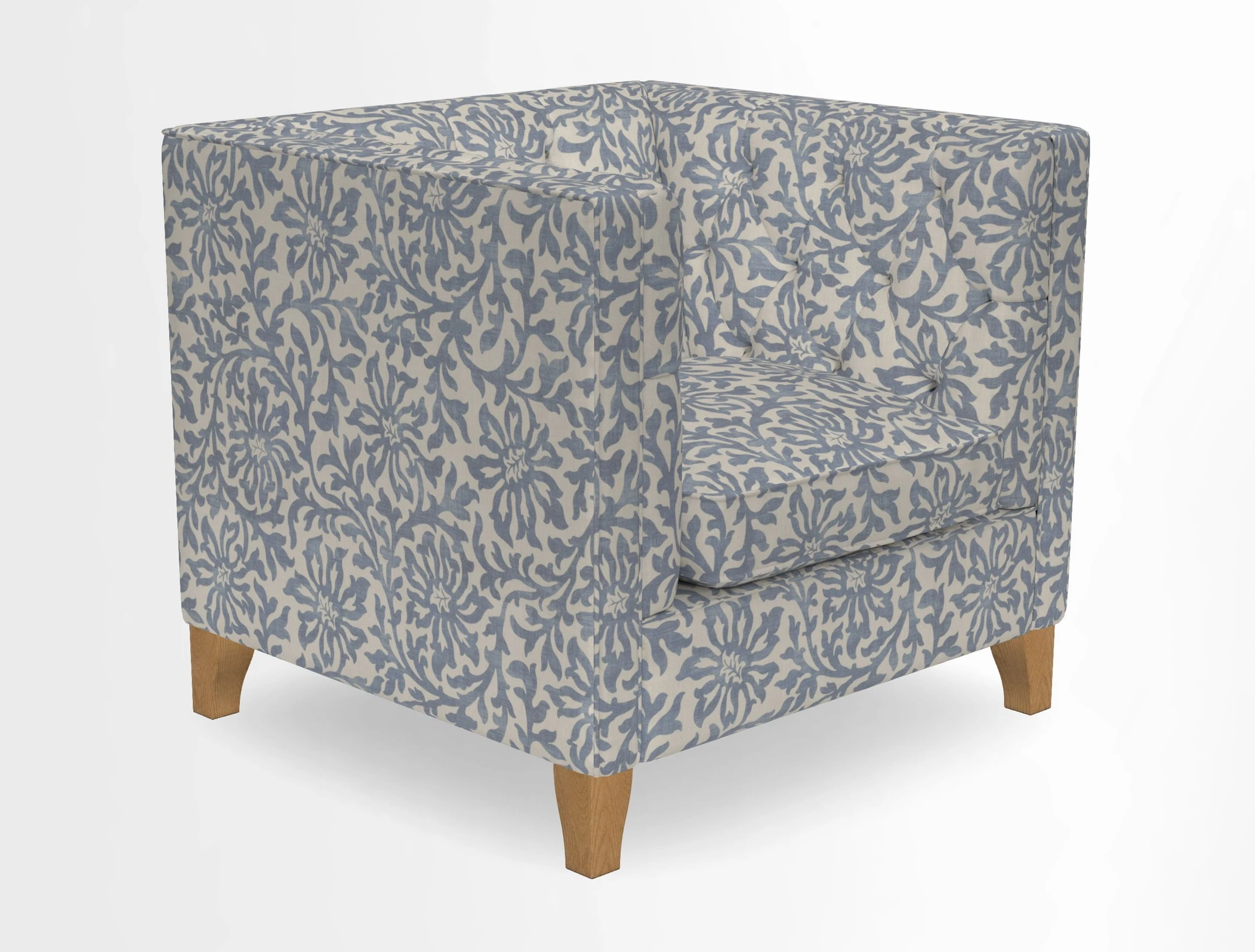 Haresfield Chair in Two Tone Plain Biscuit