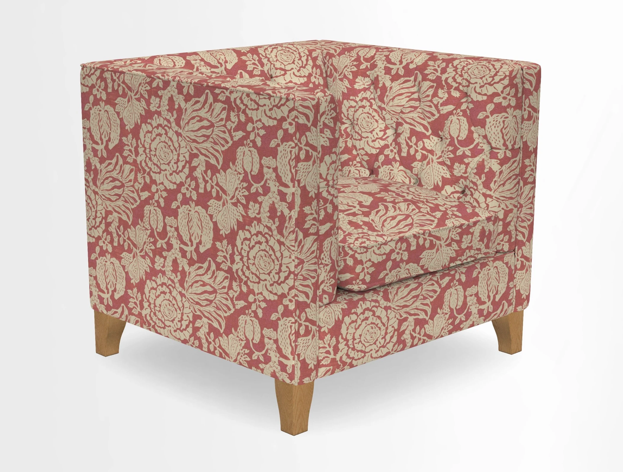Haresfield Chair in Two Tone Plain Biscuit