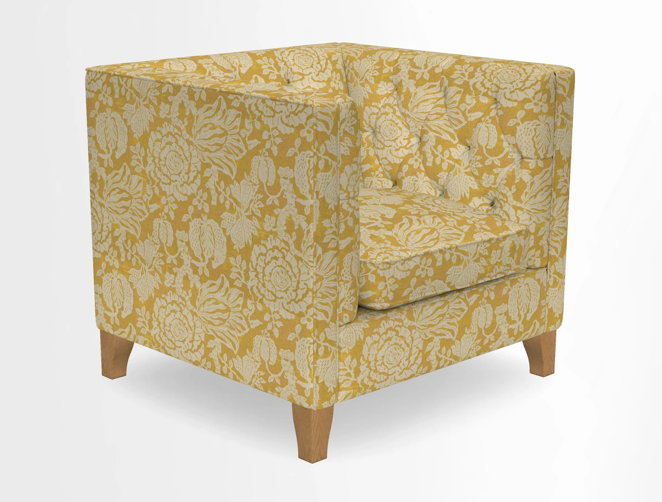 Haresfield Chair in Two Tone Plain Biscuit