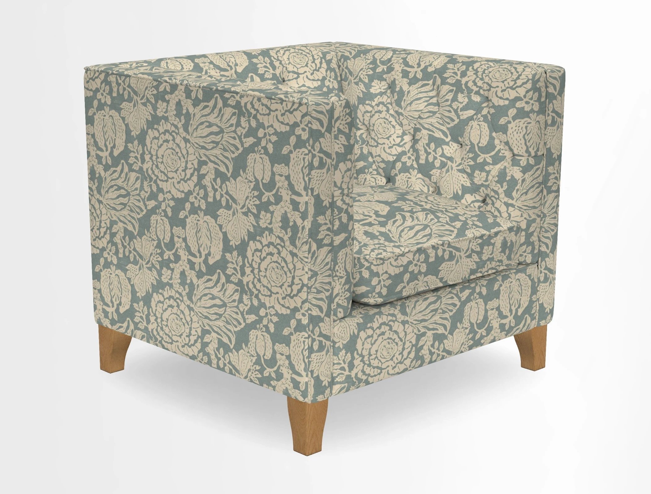 Haresfield Chair in Two Tone Plain Biscuit