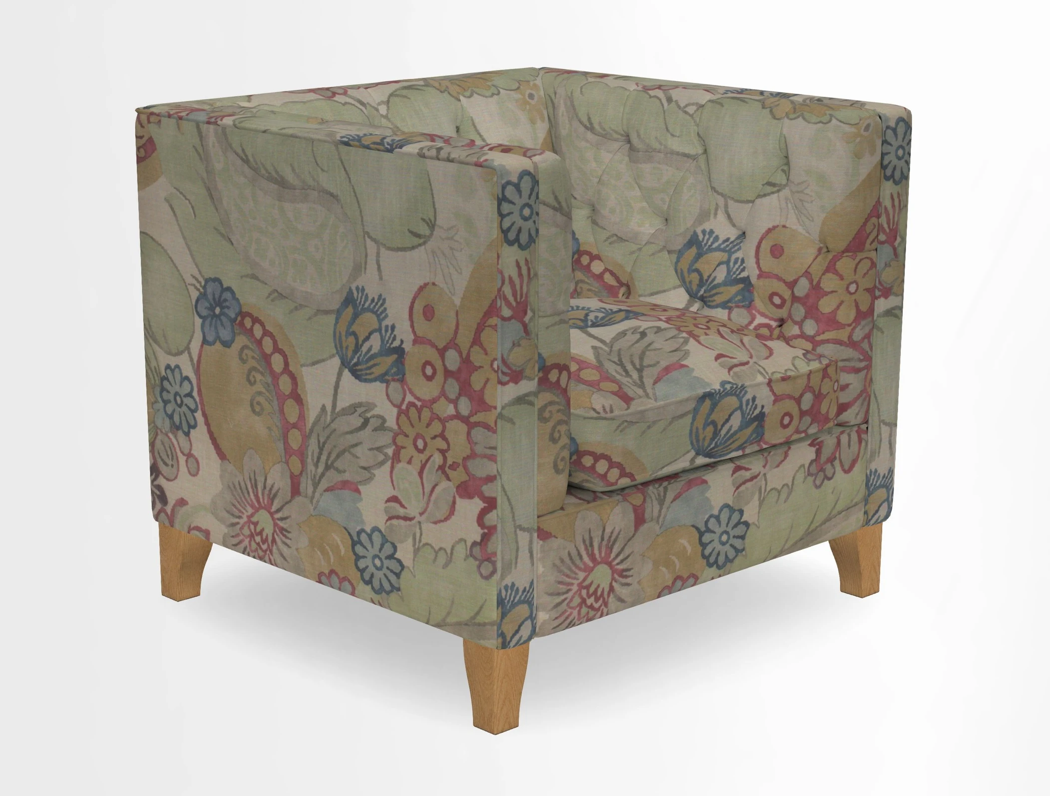 Haresfield Chair in Two Tone Plain Biscuit