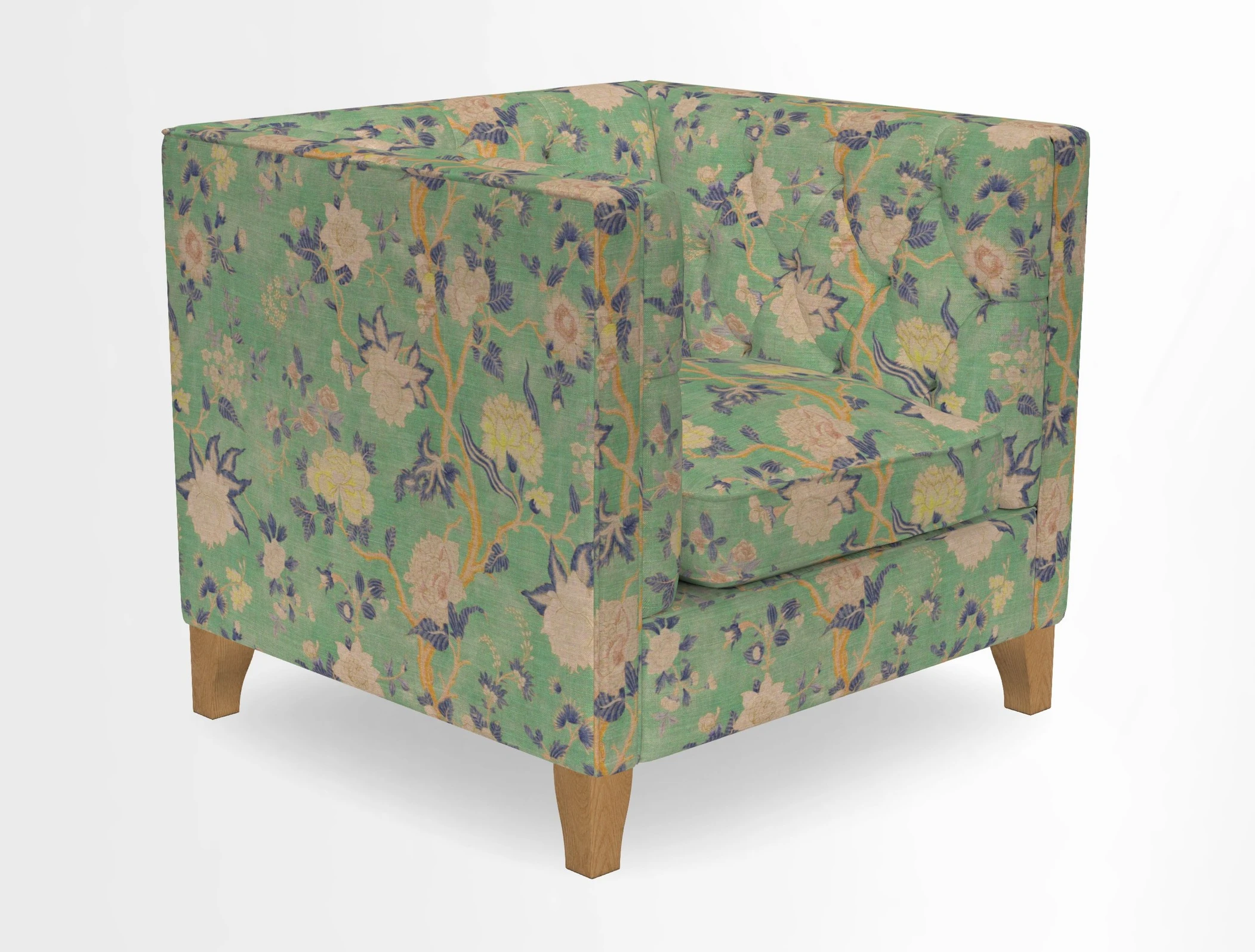 Haresfield Chair in Two Tone Plain Biscuit