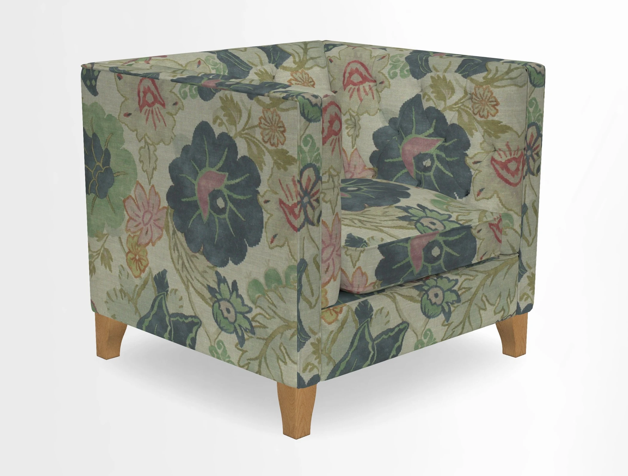 Haresfield Chair in Two Tone Plain Biscuit