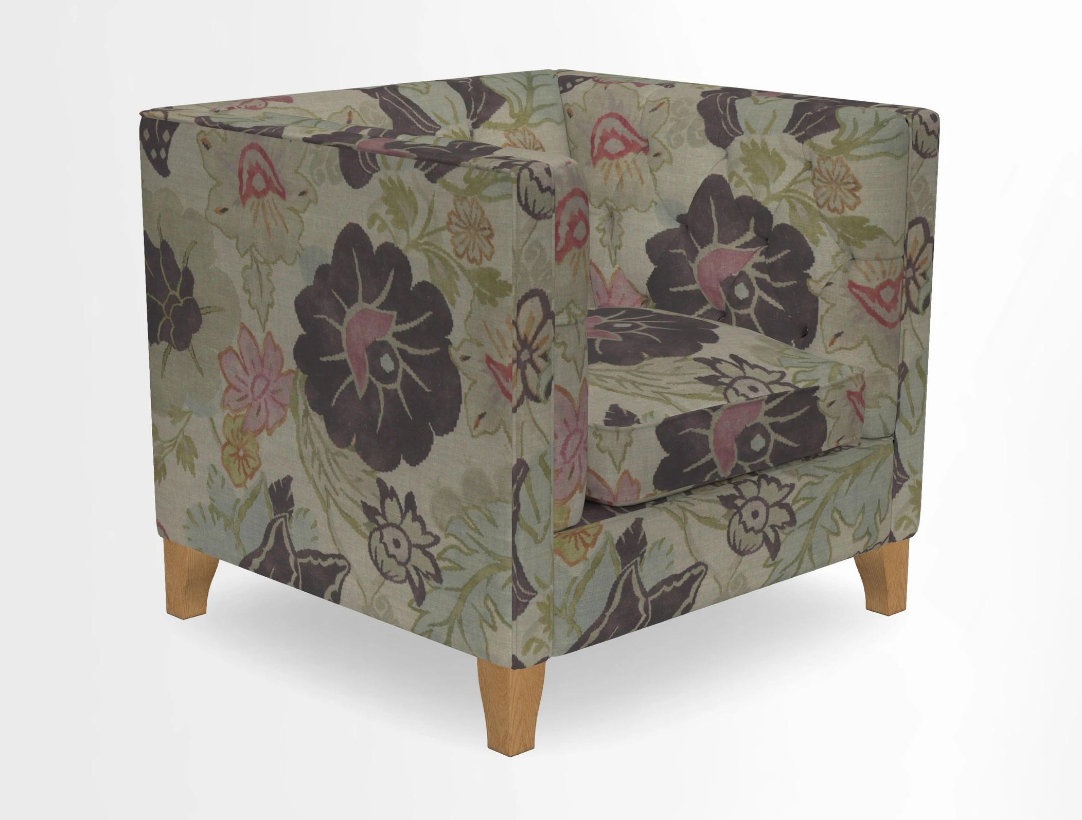 Haresfield Chair in Two Tone Plain Biscuit