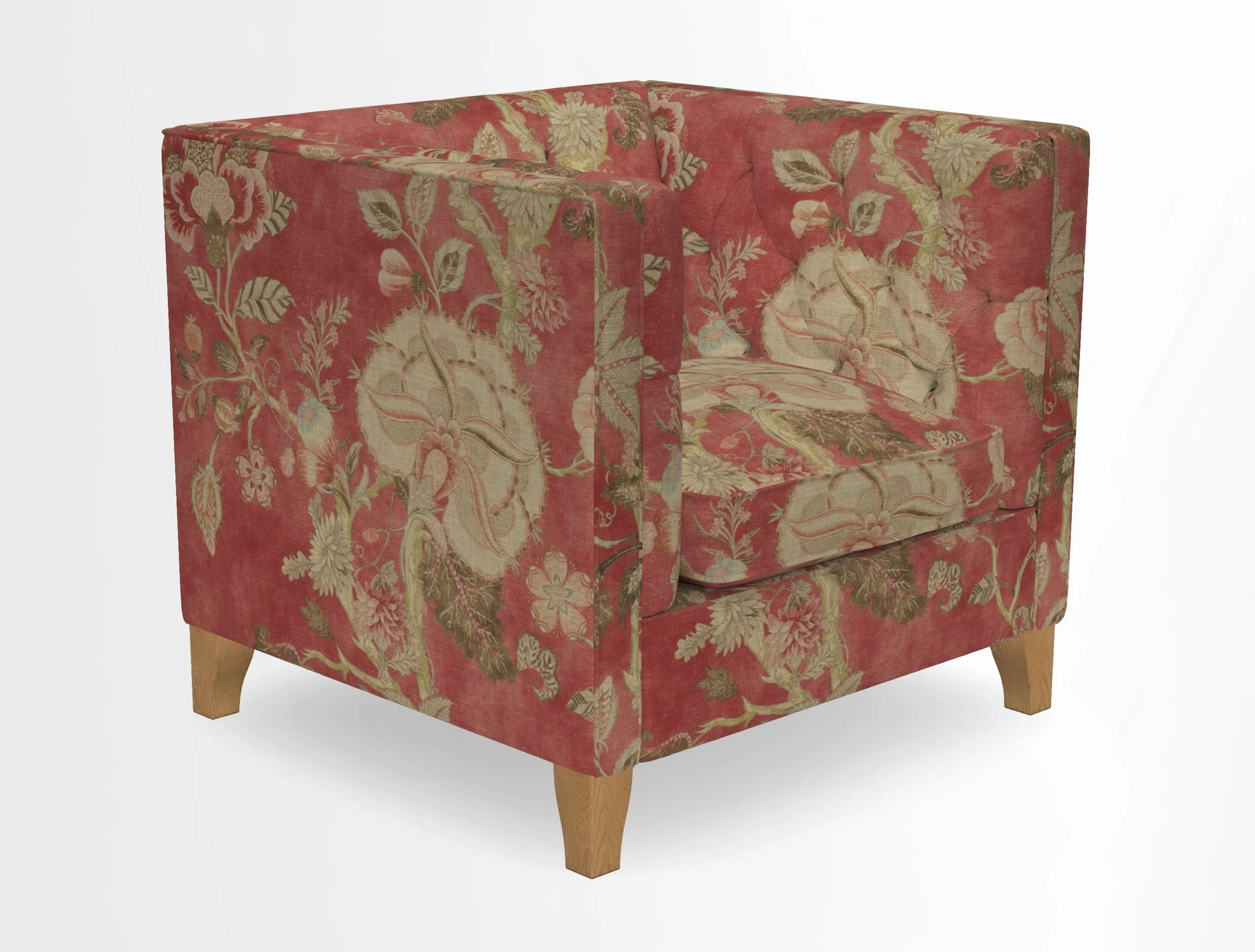 Haresfield Chair in Two Tone Plain Biscuit