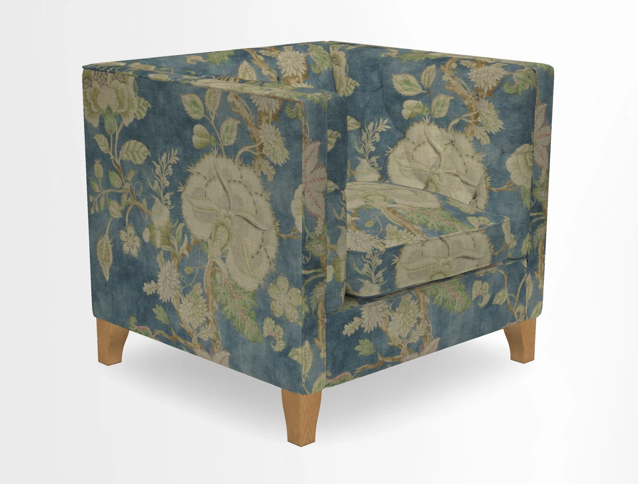 Haresfield Chair in Two Tone Plain Biscuit