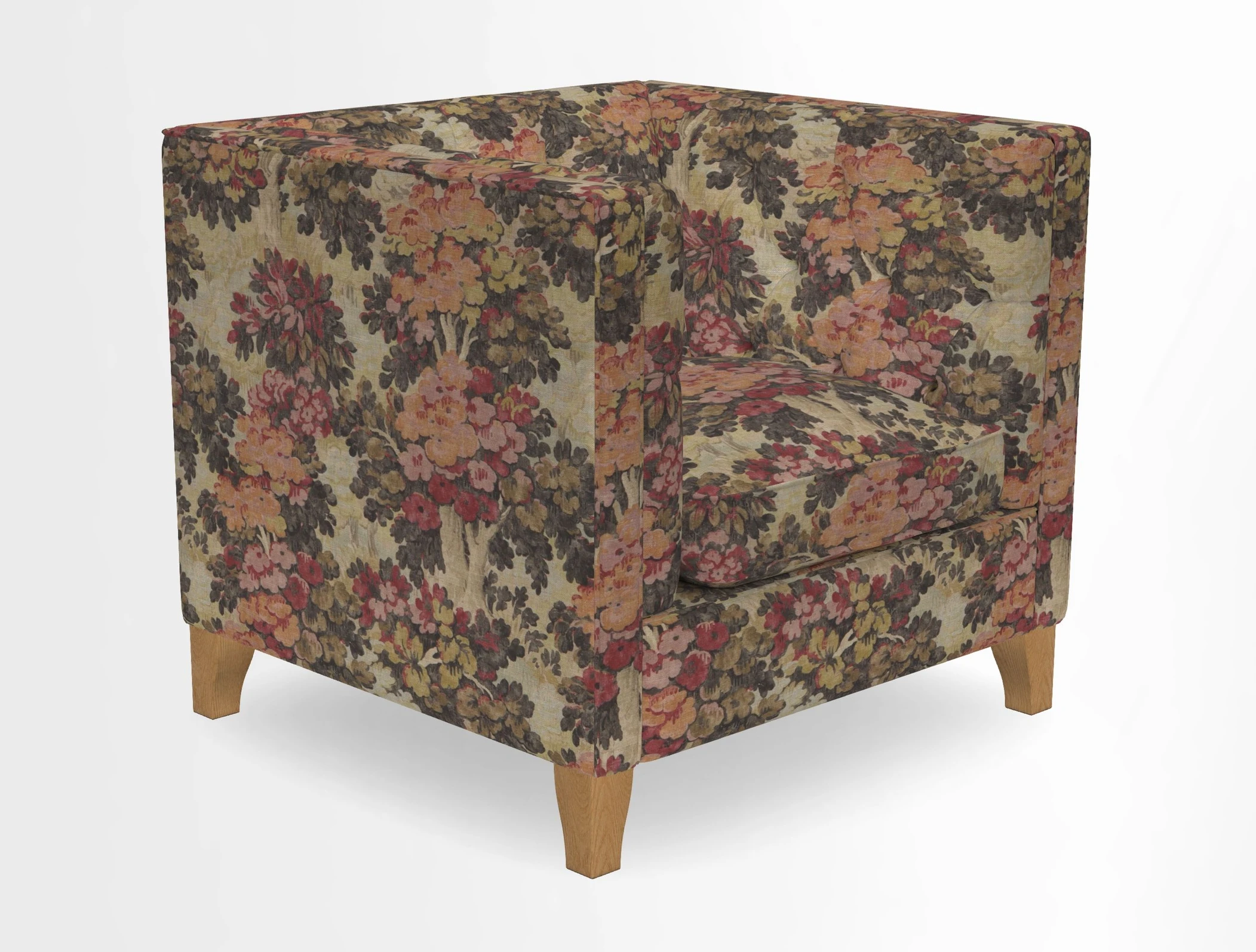 Haresfield Chair in Two Tone Plain Biscuit