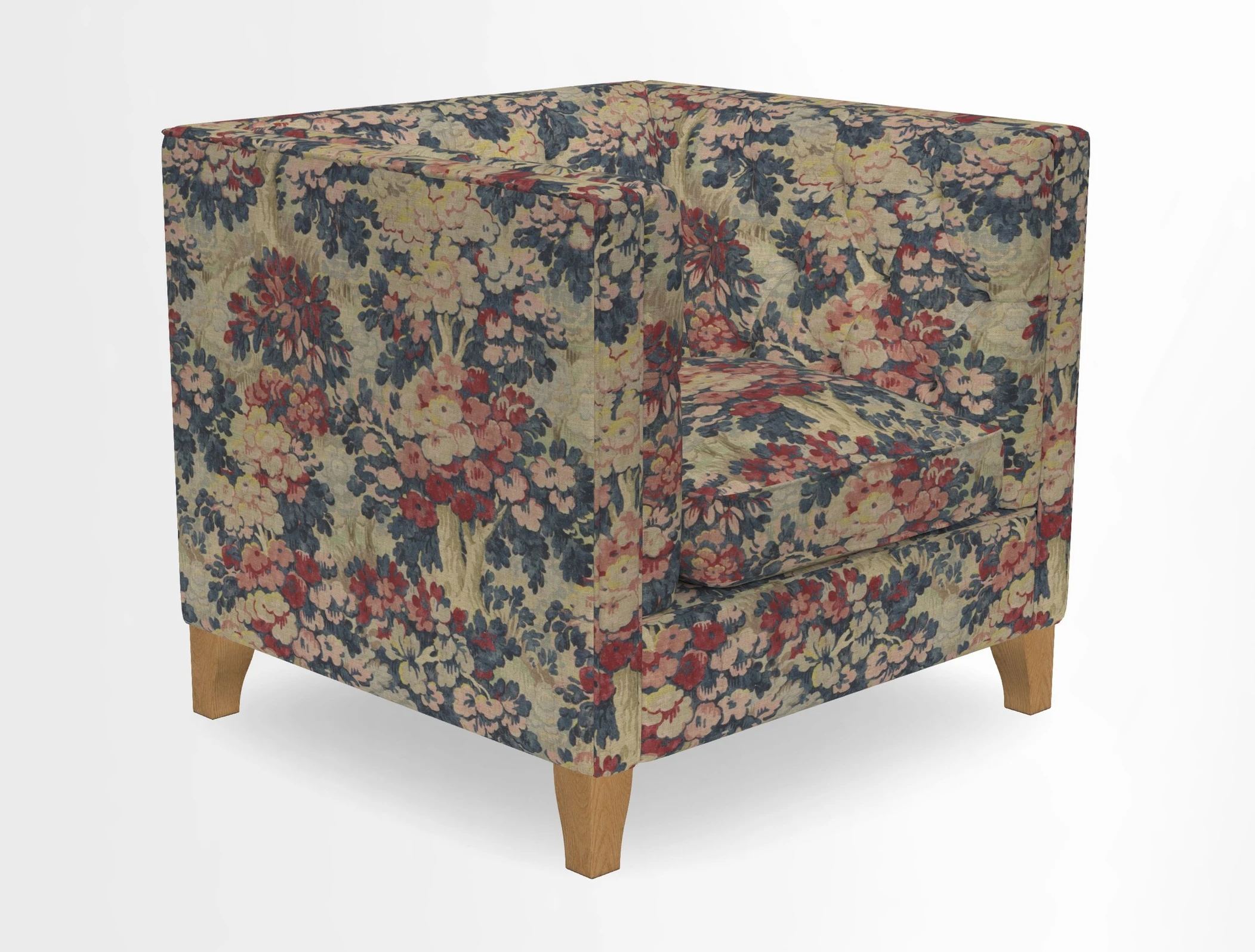 Haresfield Chair in Two Tone Plain Biscuit