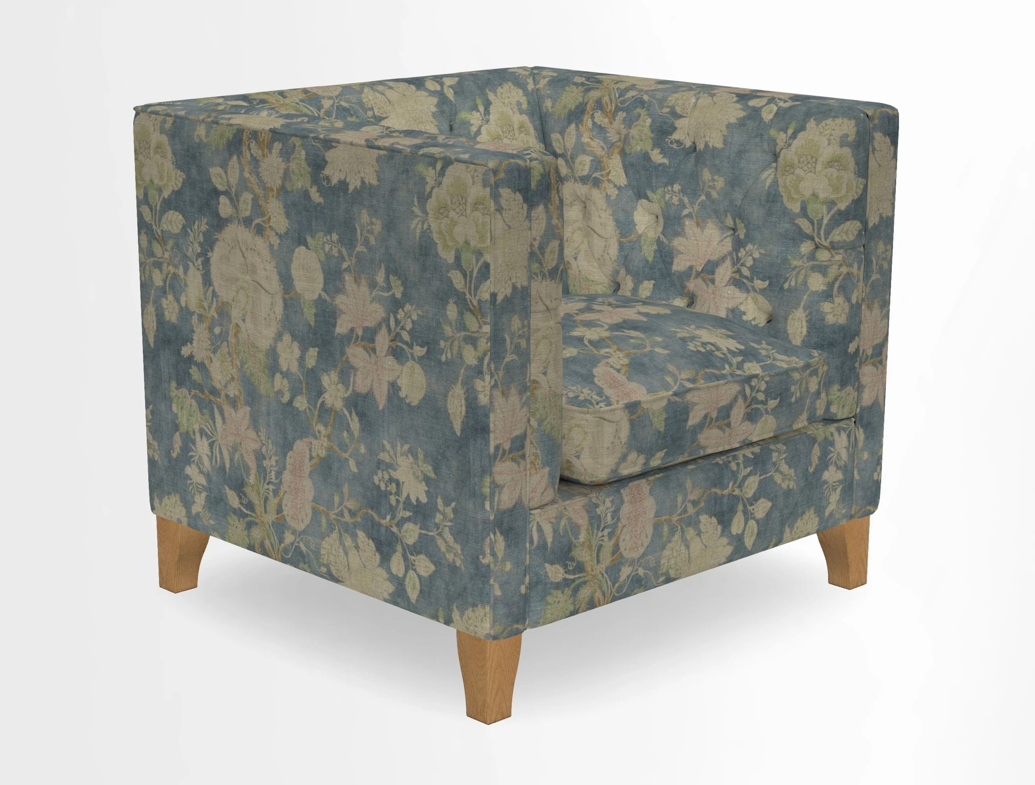 Haresfield Chair in Two Tone Plain Biscuit