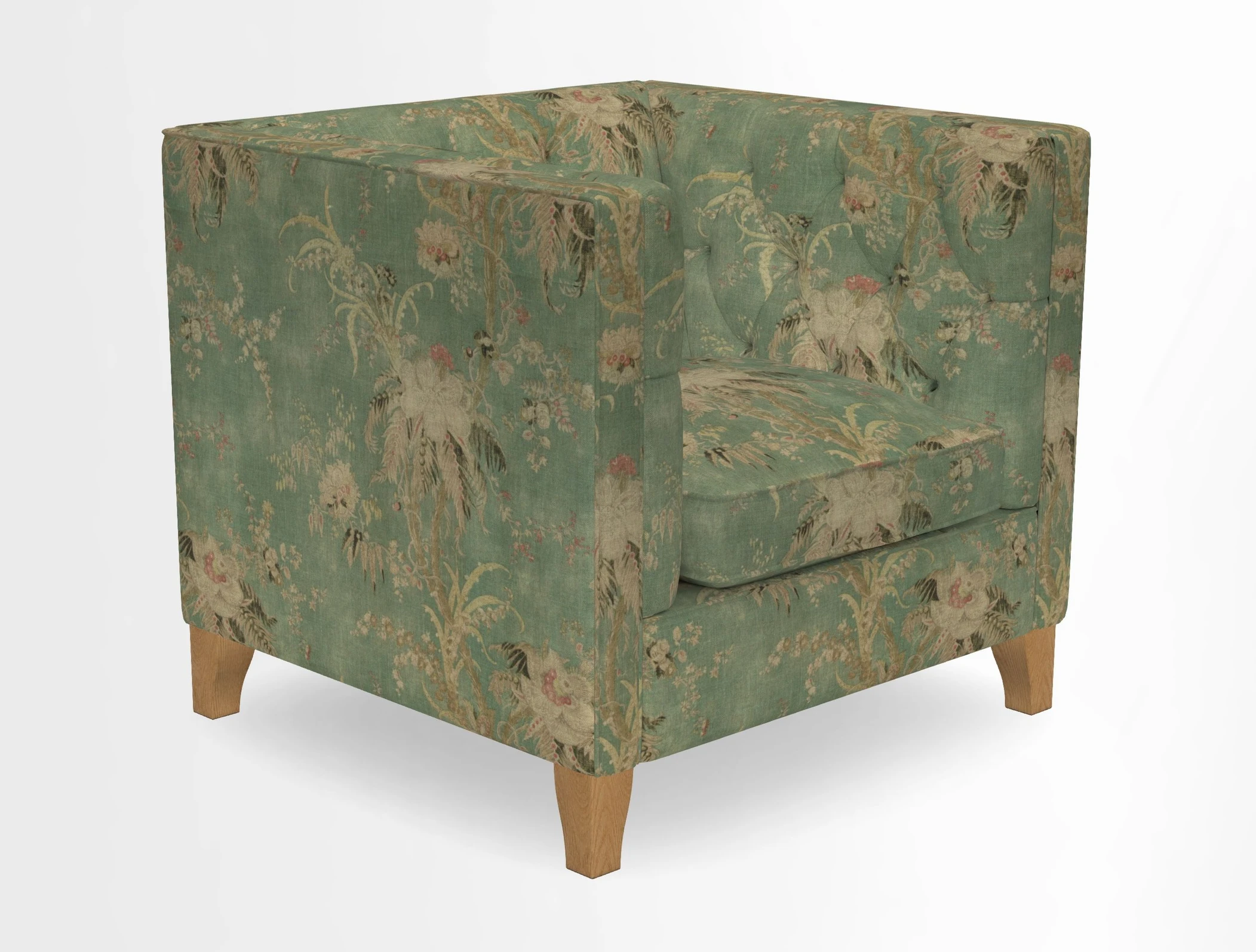 Haresfield Chair in Two Tone Plain Biscuit
