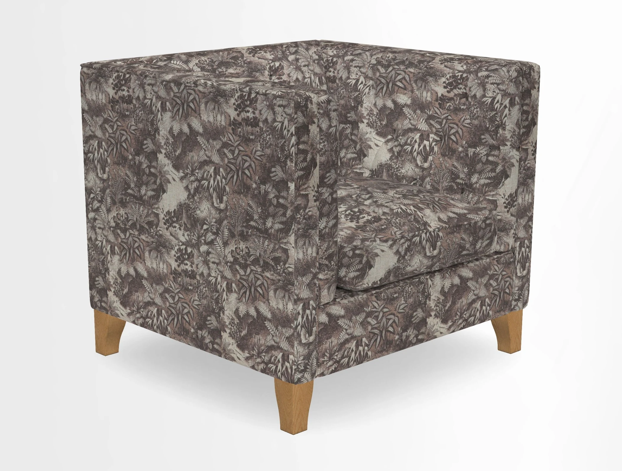 Haresfield Chair in Two Tone Plain Biscuit