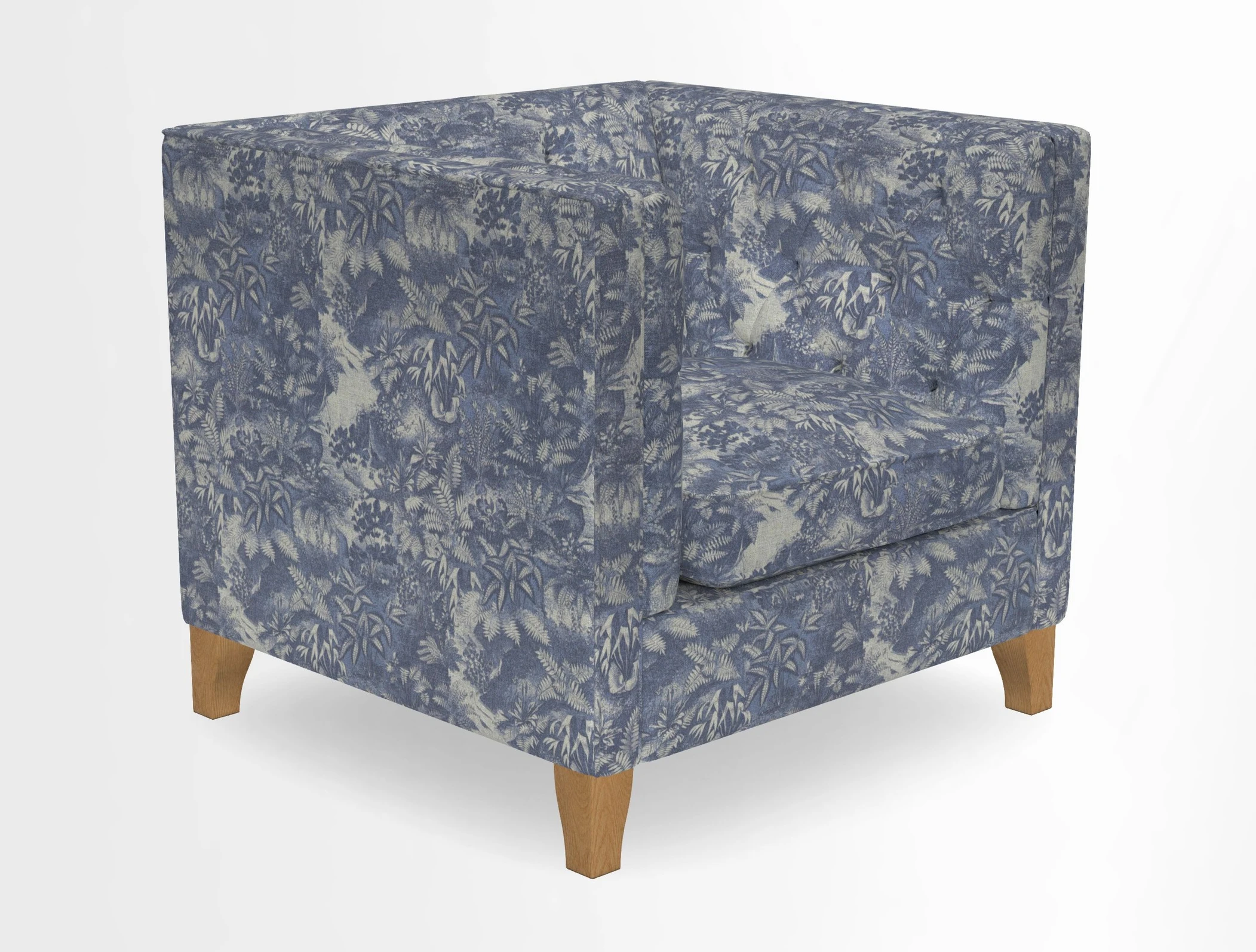 Haresfield Chair in Two Tone Plain Biscuit