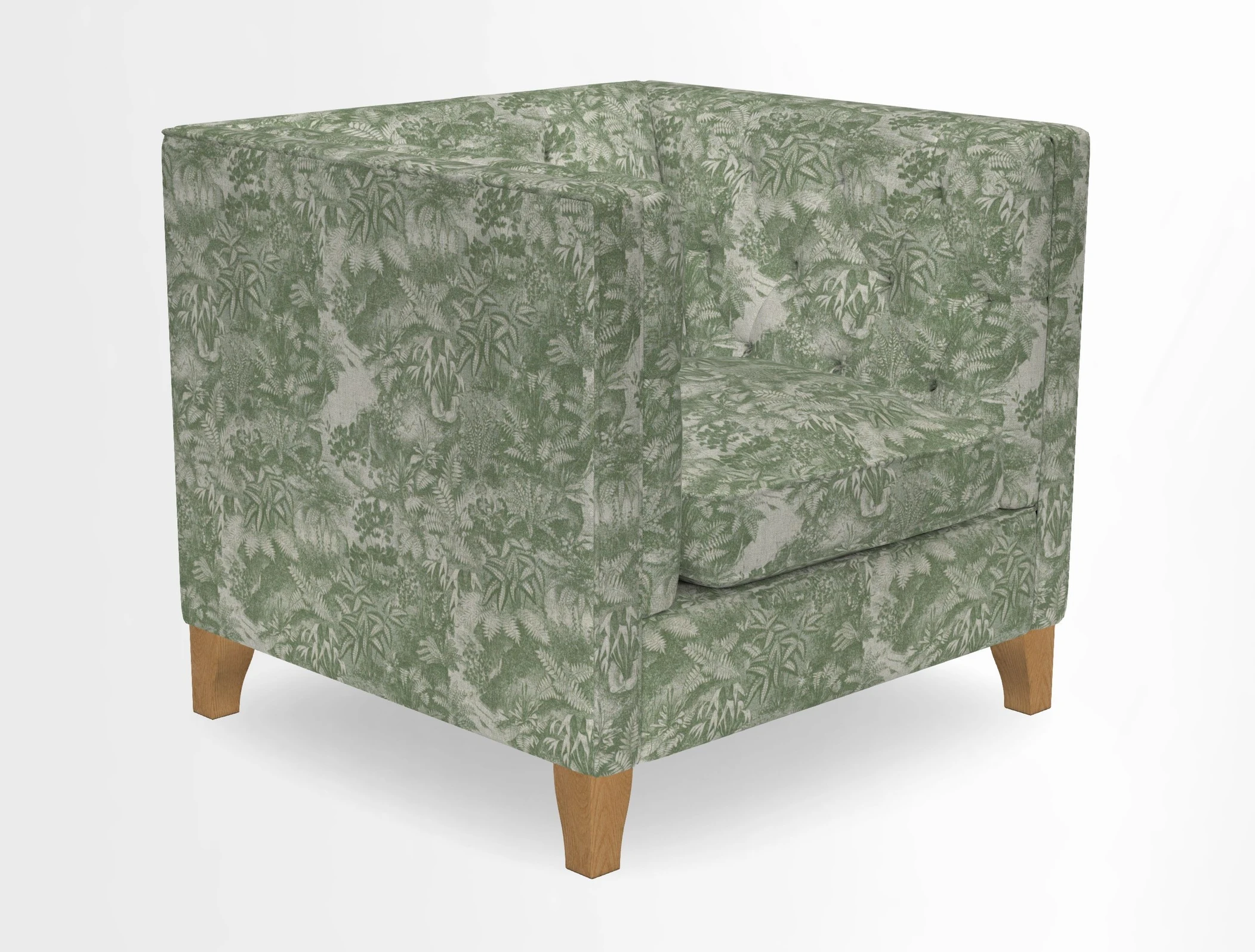 Haresfield Chair in Two Tone Plain Biscuit