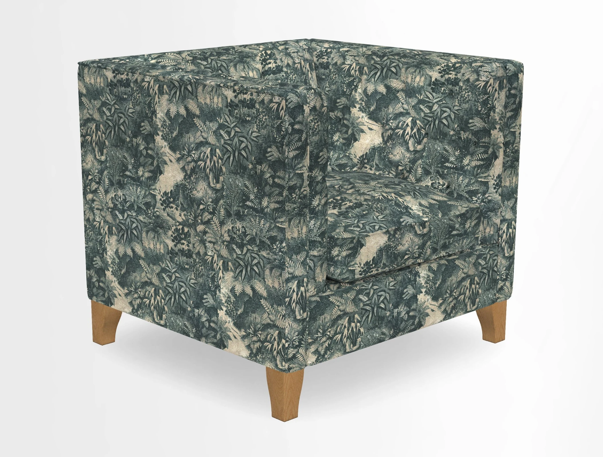 Haresfield Chair in Two Tone Plain Biscuit