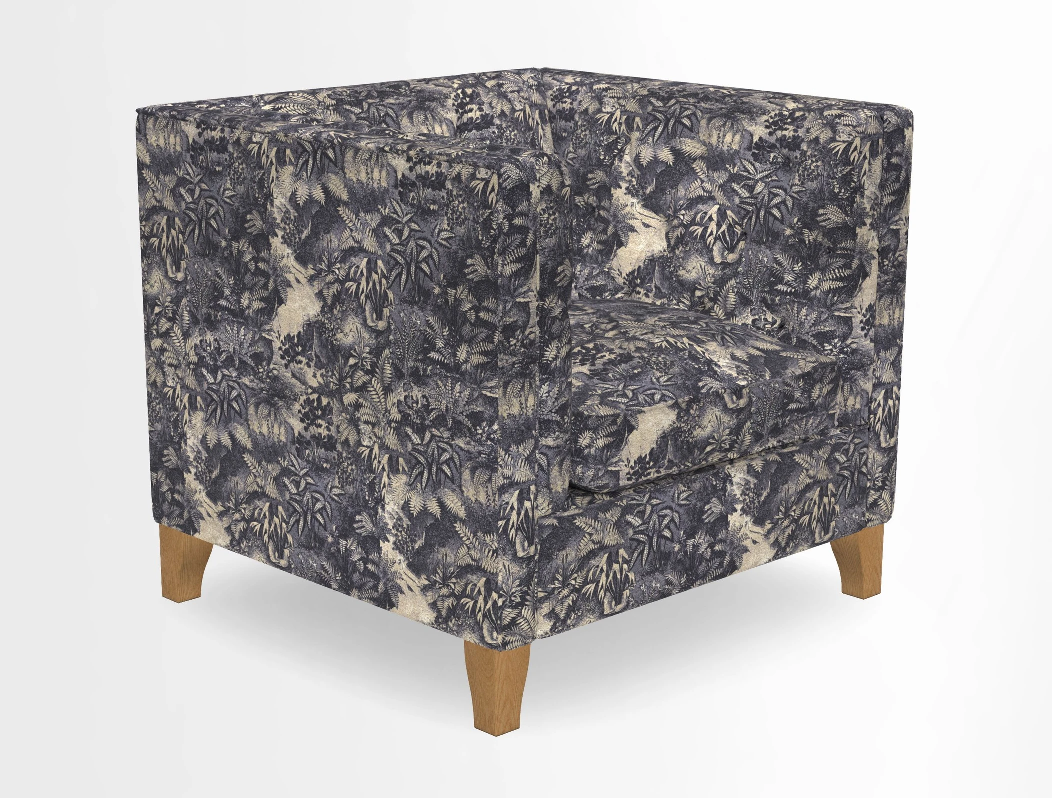 Haresfield Chair in Two Tone Plain Biscuit