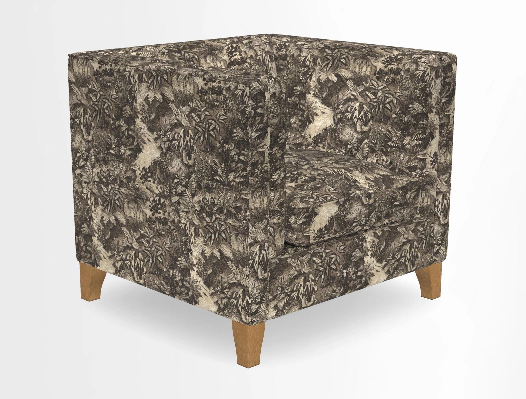 Haresfield Chair in Two Tone Plain Biscuit