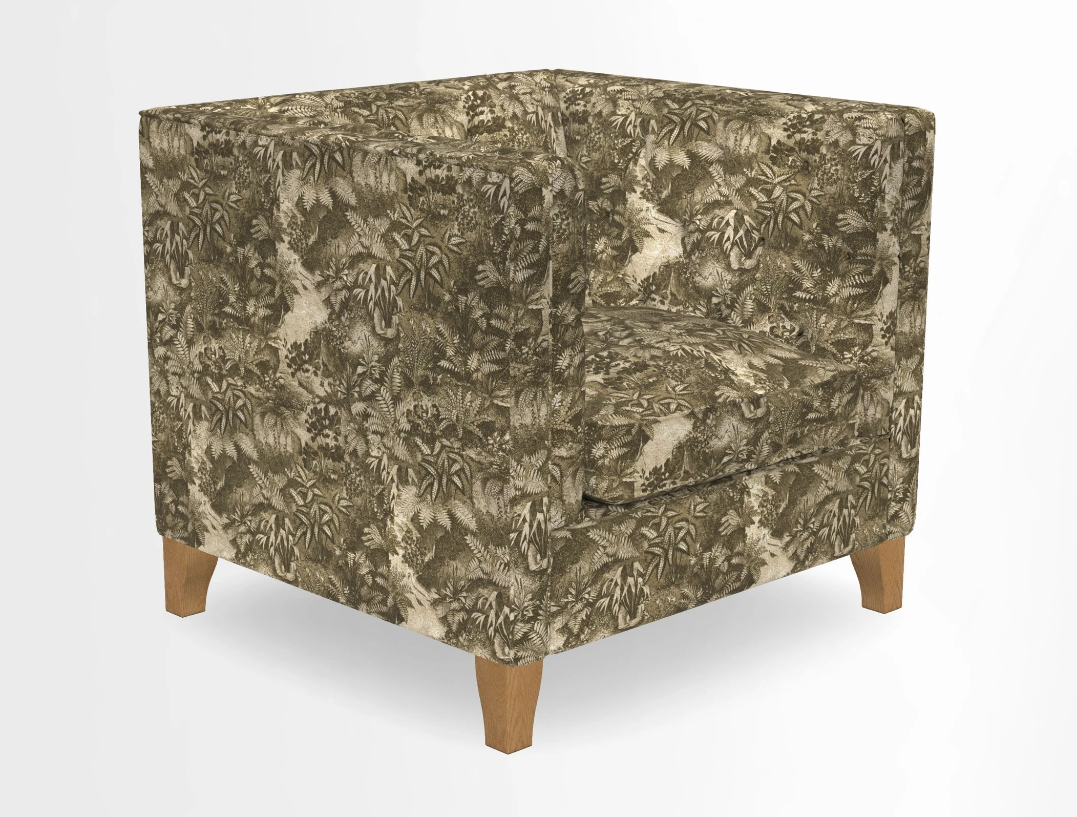 Haresfield Chair in Two Tone Plain Biscuit