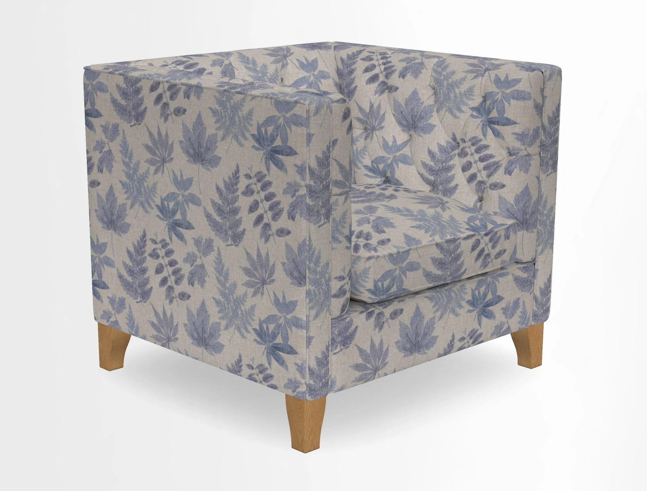 Haresfield Chair in Two Tone Plain Biscuit