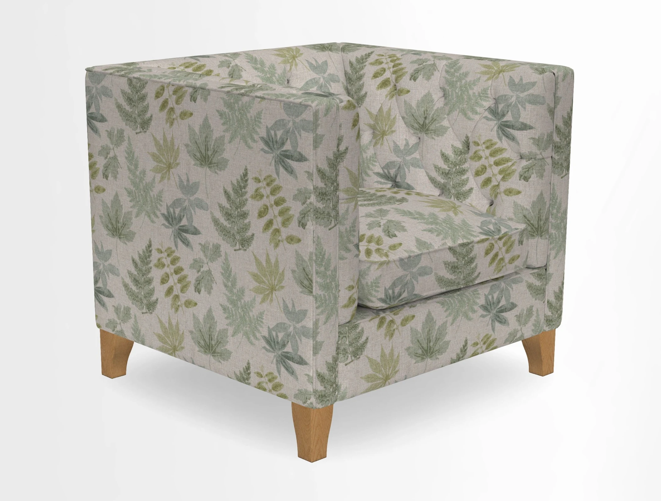 Haresfield Chair in Two Tone Plain Biscuit