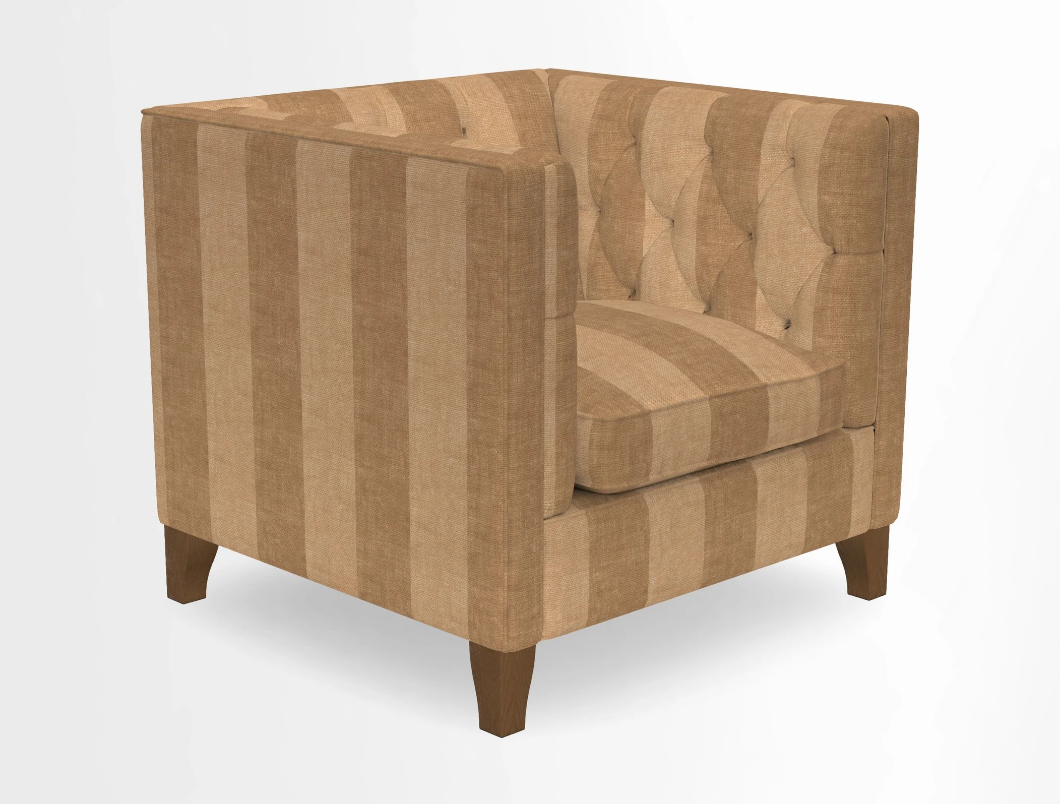 Haresfield Chair in Two Tone Plain Biscuit